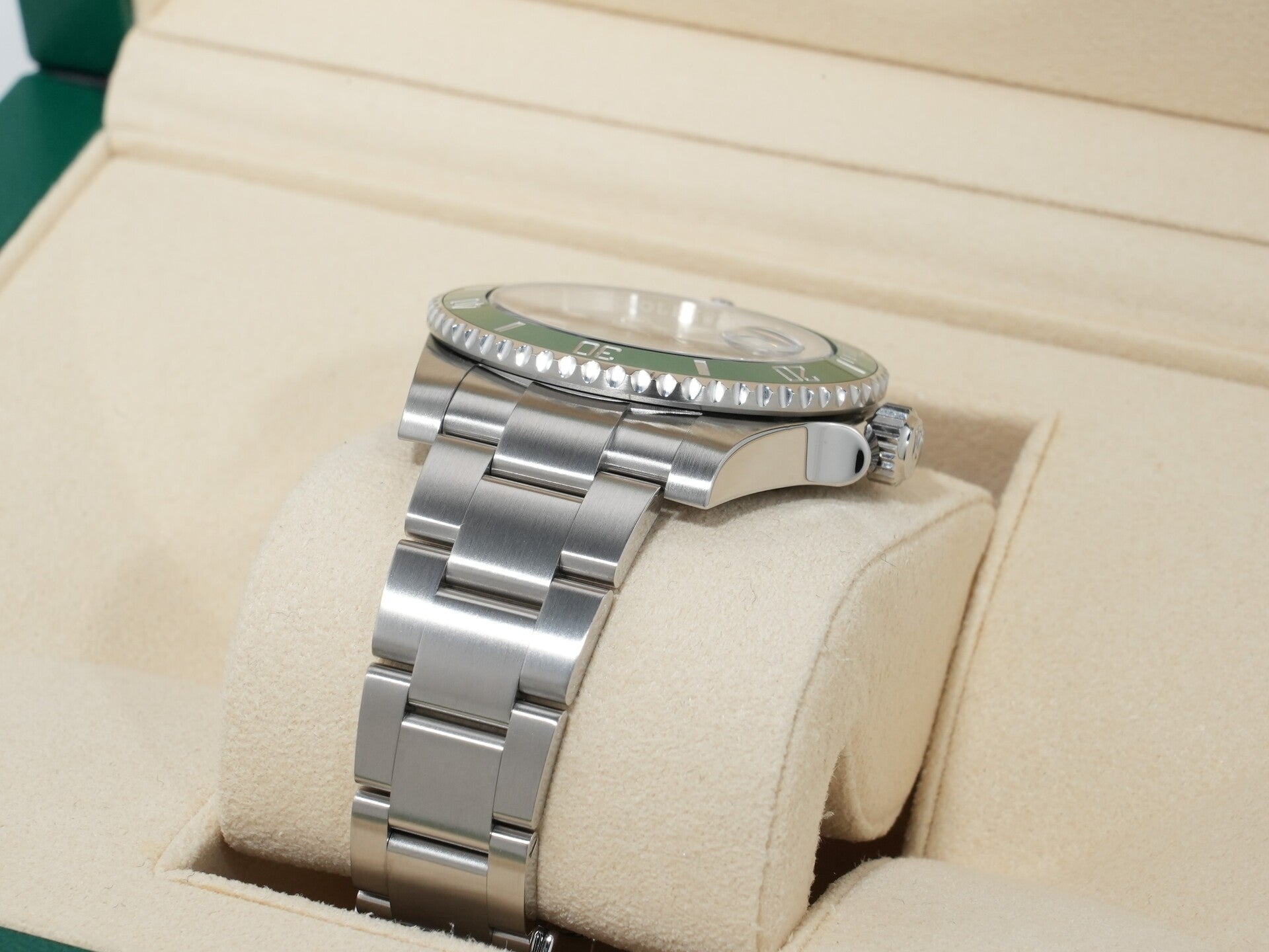 ロレックス サブマリーナー デイト Ref.116610LV ステンレススチール グリーン文字盤 美品 8cr2ghfs