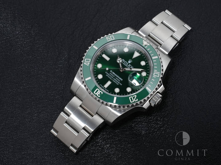ロレックス サブマリーナー デイト Ref.116610LV ステンレススチール グリーン文字盤 美品 8cr2ghfs
