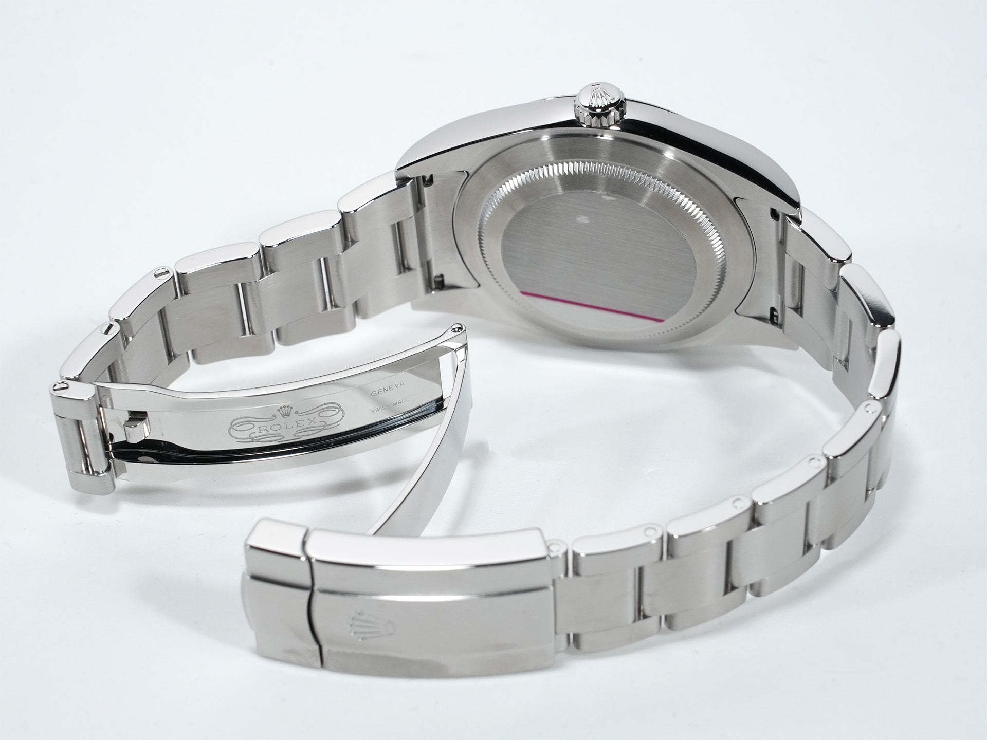 ロレックス オイスターパーペチュアル39 Ref.114300 ステンレススチール レッドグレープ文字盤 美品 yeyqd94k
