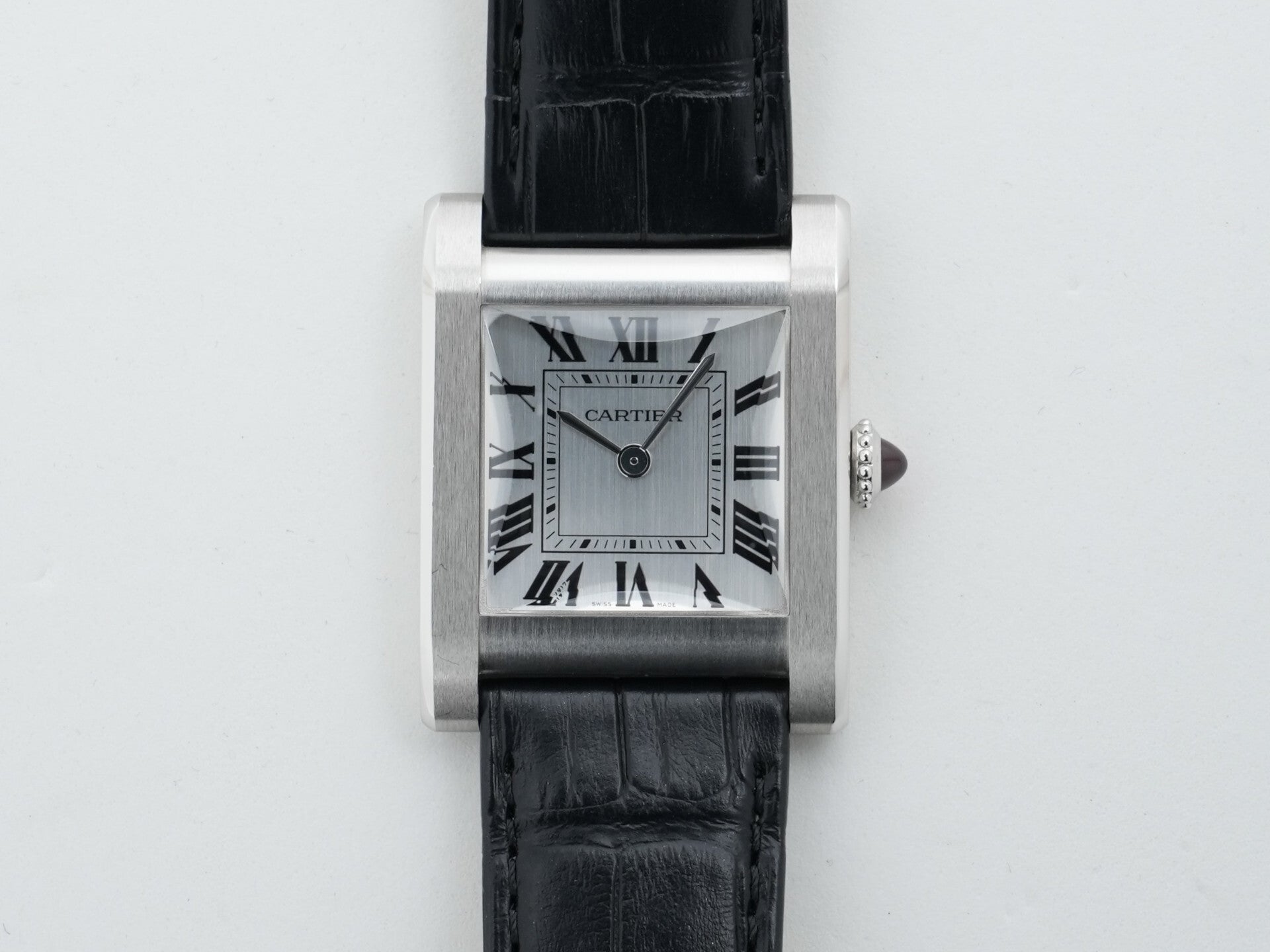 カルティエ タンク ノルマル Ref.WGTA0109 プラチナ シルバー文字盤 美中古 j8vyjv4j