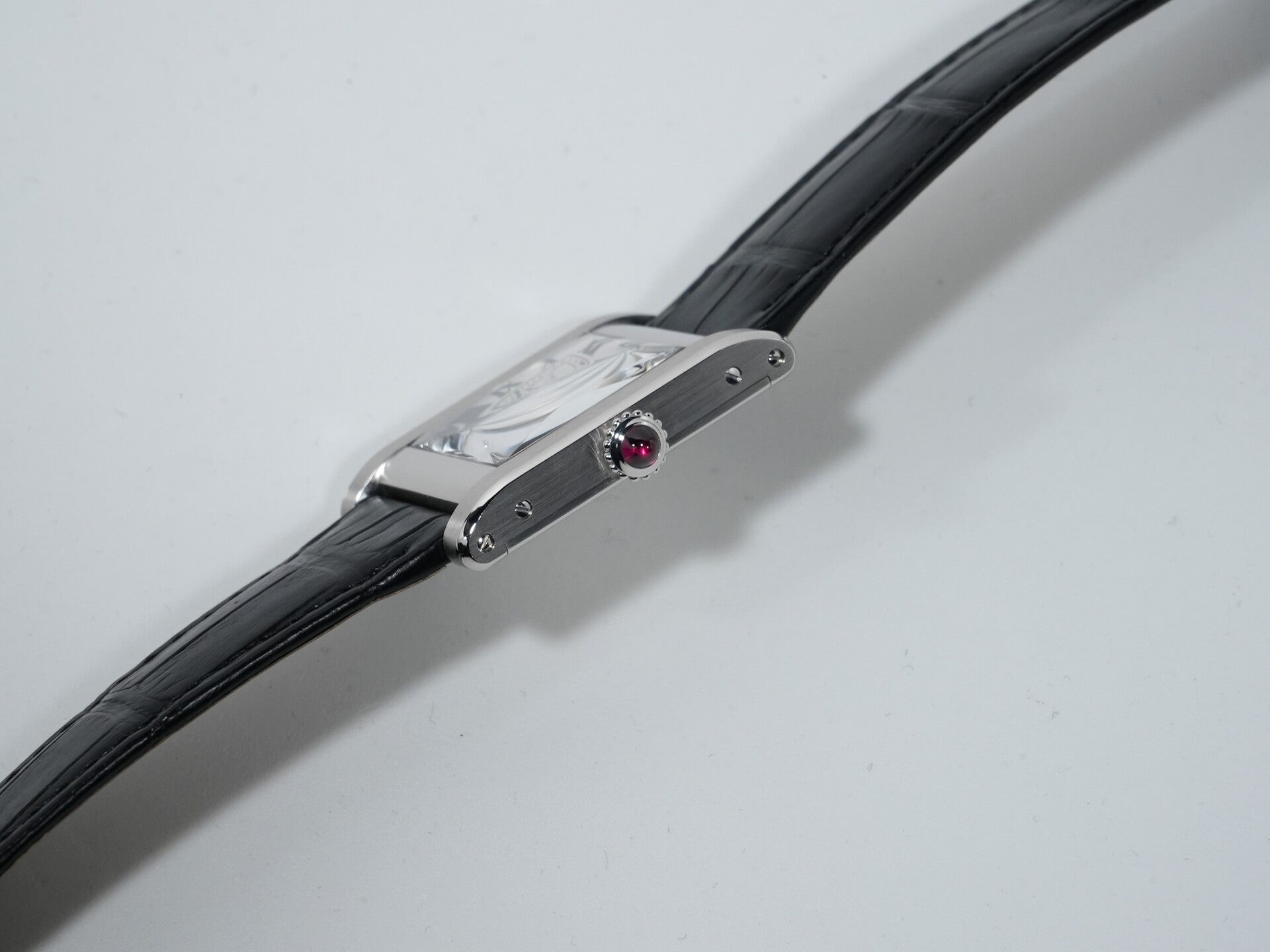 カルティエ タンク ノルマル Ref.WGTA0109 プラチナ シルバー文字盤 美中古 j8vyjv4j