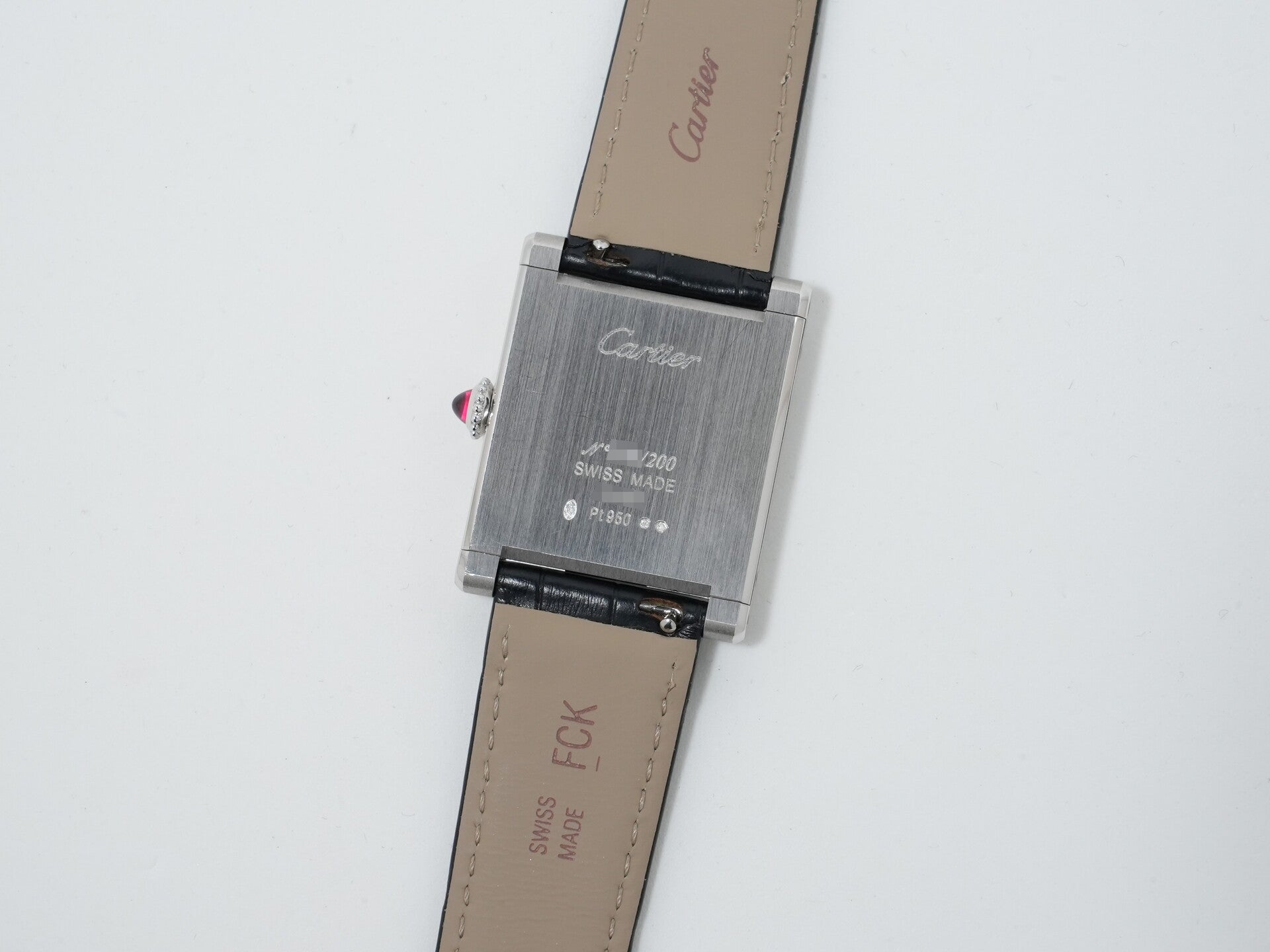 カルティエ タンク ノルマル Ref.WGTA0109 プラチナ シルバー文字盤 美中古 j8vyjv4j