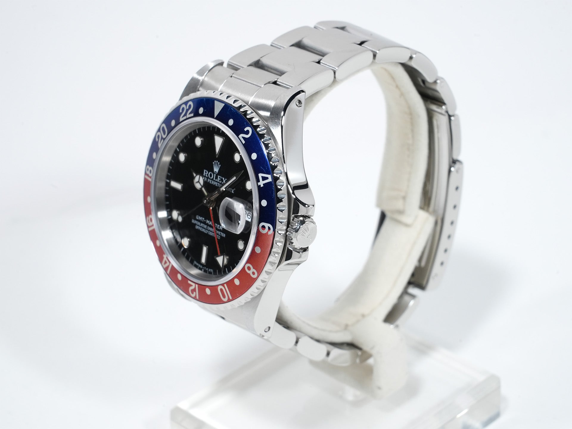ロレックス GMTマスター Ref.16700 ステンレススチール ブラック文字盤 オイスターブレスレット 美中古 gtbqvccr