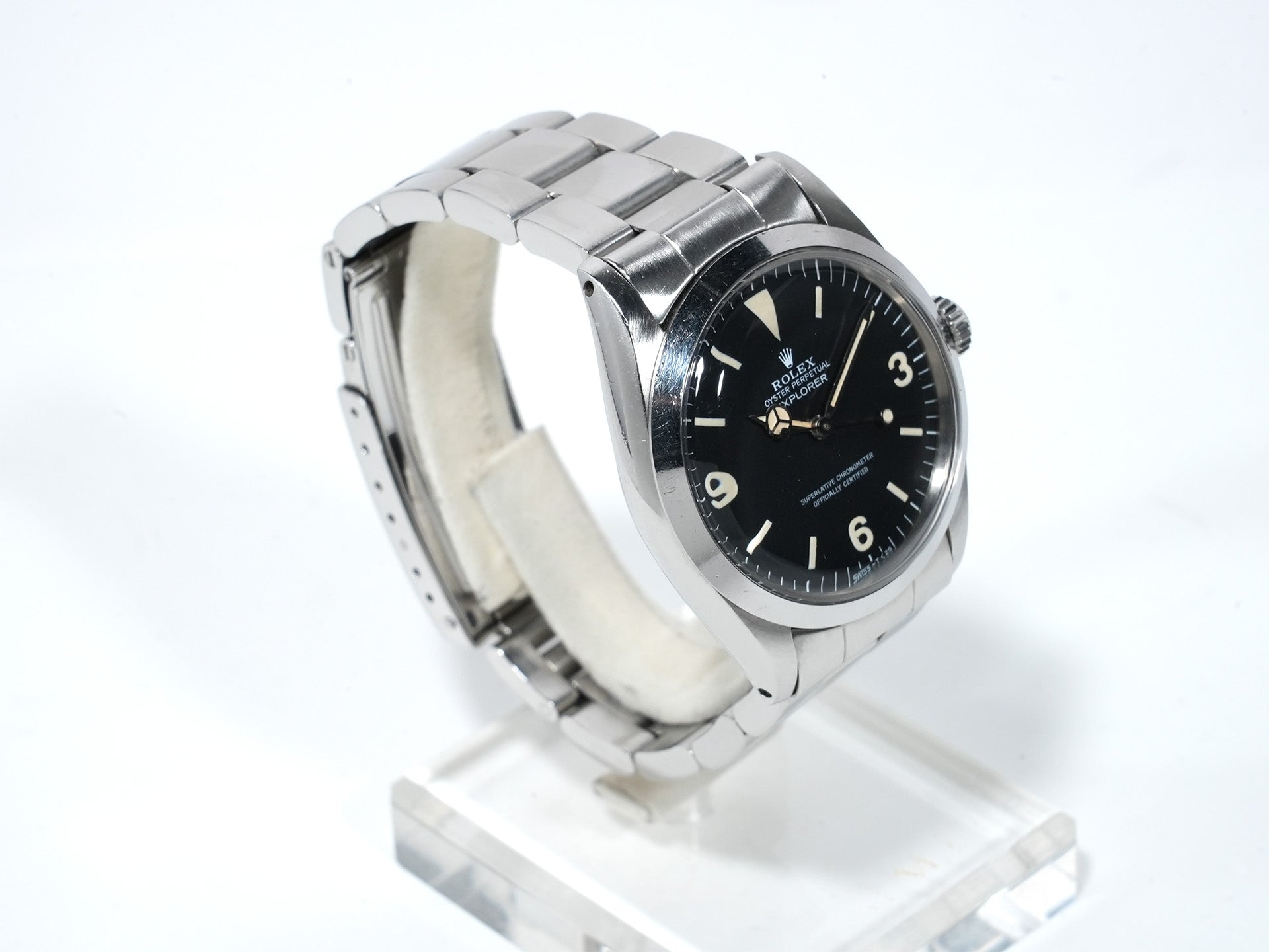 ロレックス エクスプローラーI Ref.1016 ステンレススチール ブラック文字盤 中古 6qmxmneq