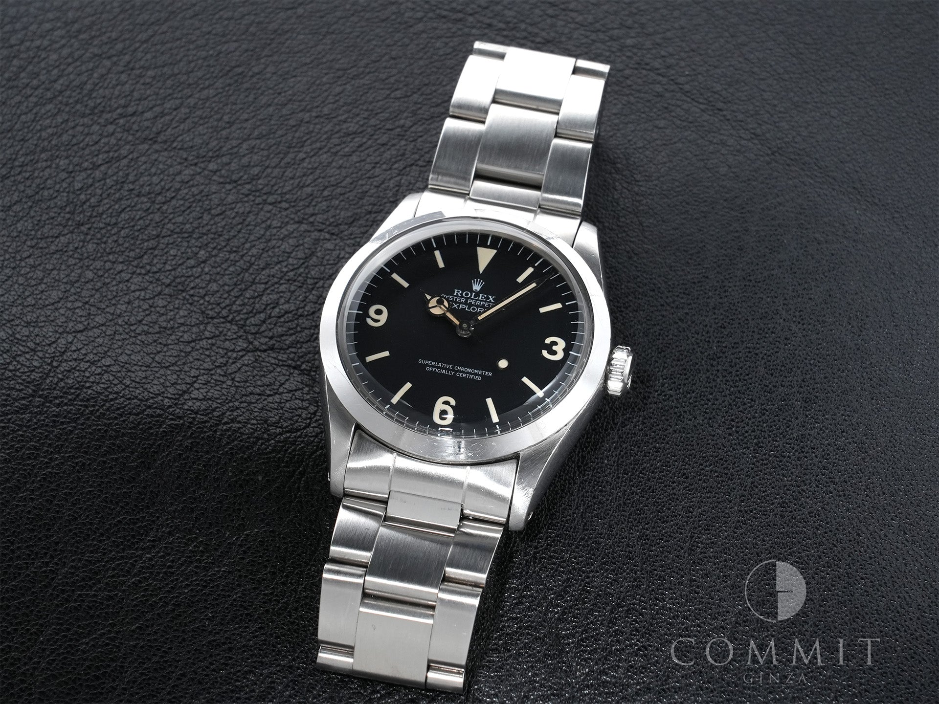 ロレックス エクスプローラーI Ref.1016 ステンレススチール ブラック文字盤 中古 6qmxmneq