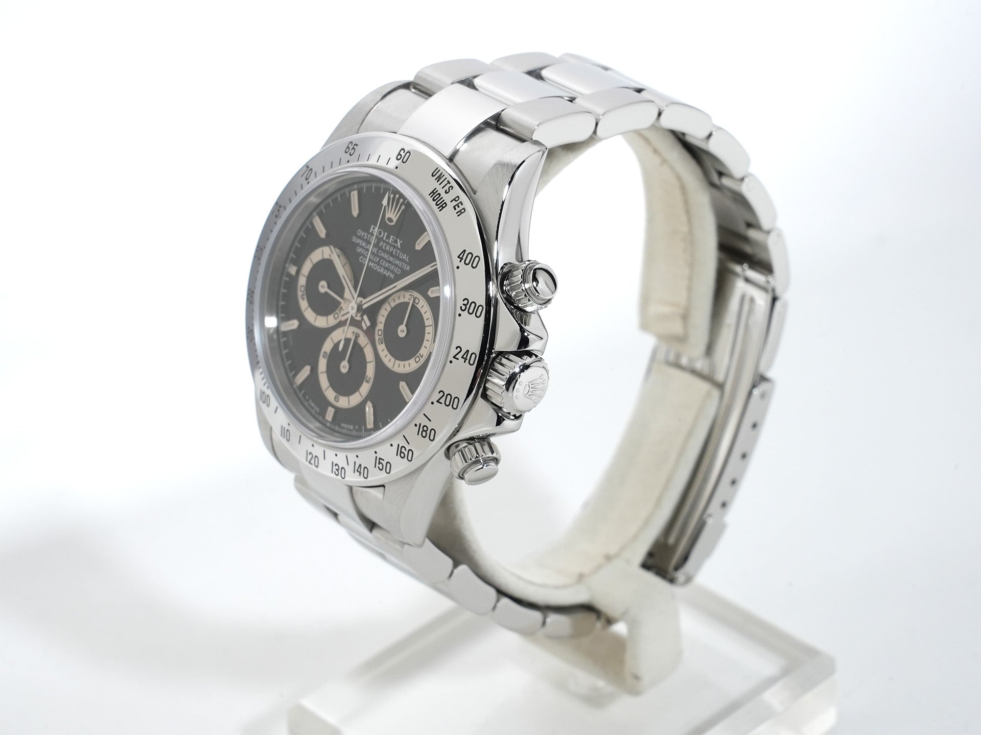 ロレックス デイトナ エルプリメロ Ref.16520 ステンレススチール ブラック文字盤 中古 9c8cktvj