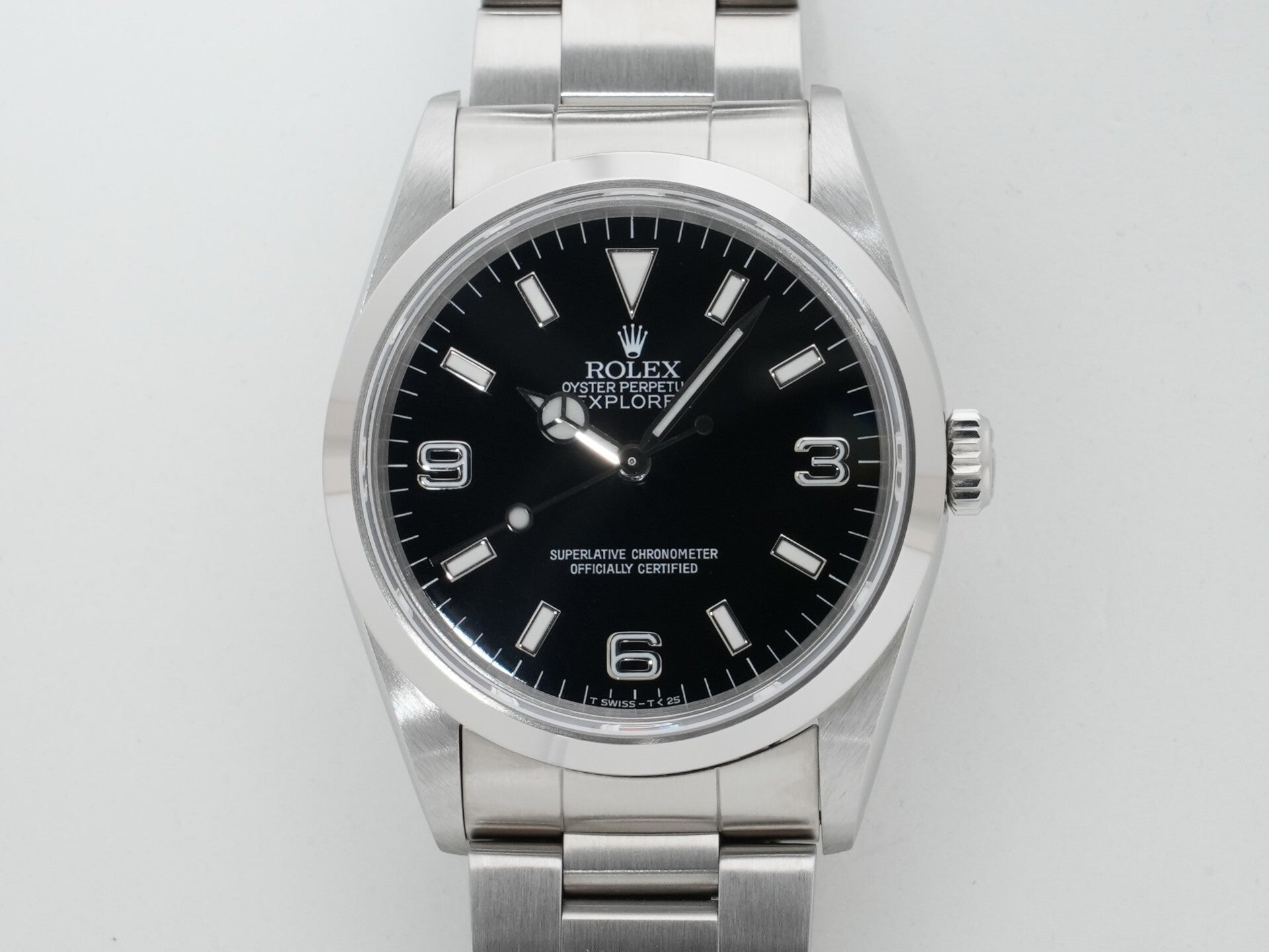 ロレックス エクスプローラーI Ref.14270 ステンレススチール ブラック文字盤 オイスターブレスレット 美品 igzvke46