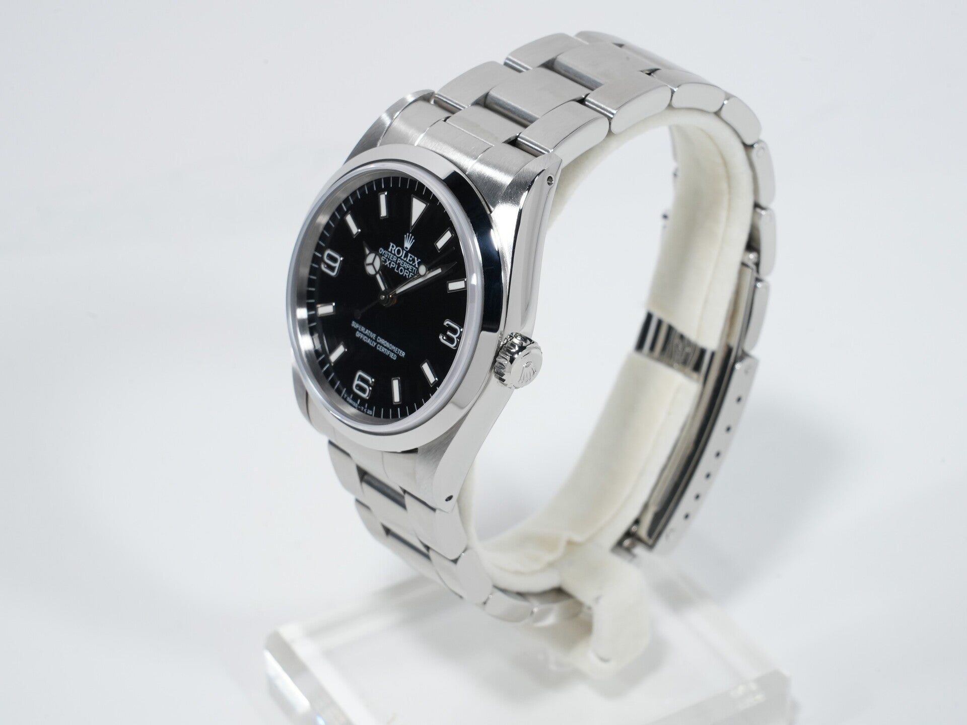 ロレックス エクスプローラーI Ref.14270 ステンレススチール ブラック文字盤 オイスターブレスレット 美品 igzvke46