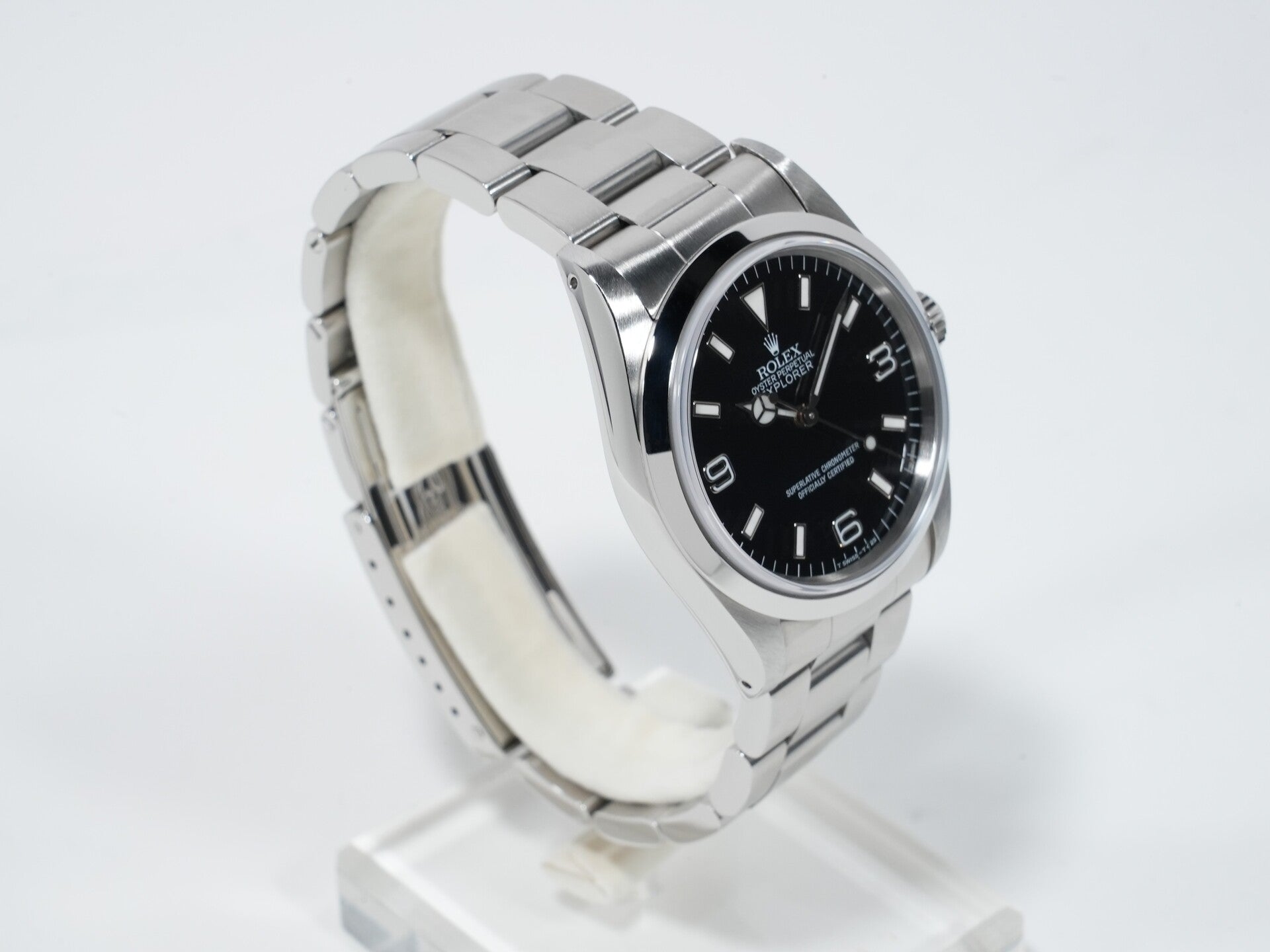 ロレックス エクスプローラーI Ref.14270 ステンレススチール ブラック文字盤 オイスターブレスレット 美品 igzvke46