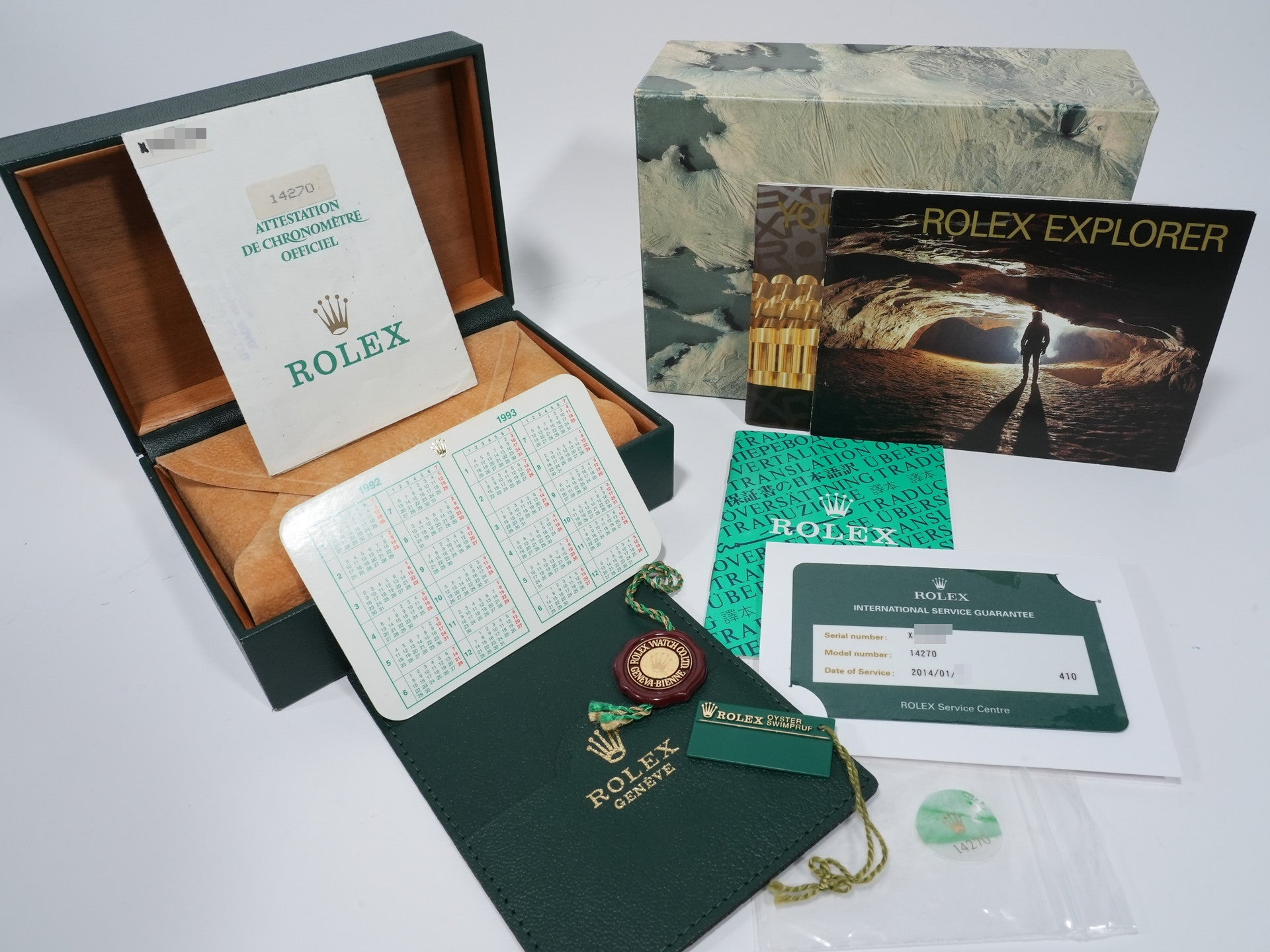 ロレックス エクスプローラーI Ref.14270 ステンレススチール ブラック文字盤 オイスターブレスレット 美品 igzvke46