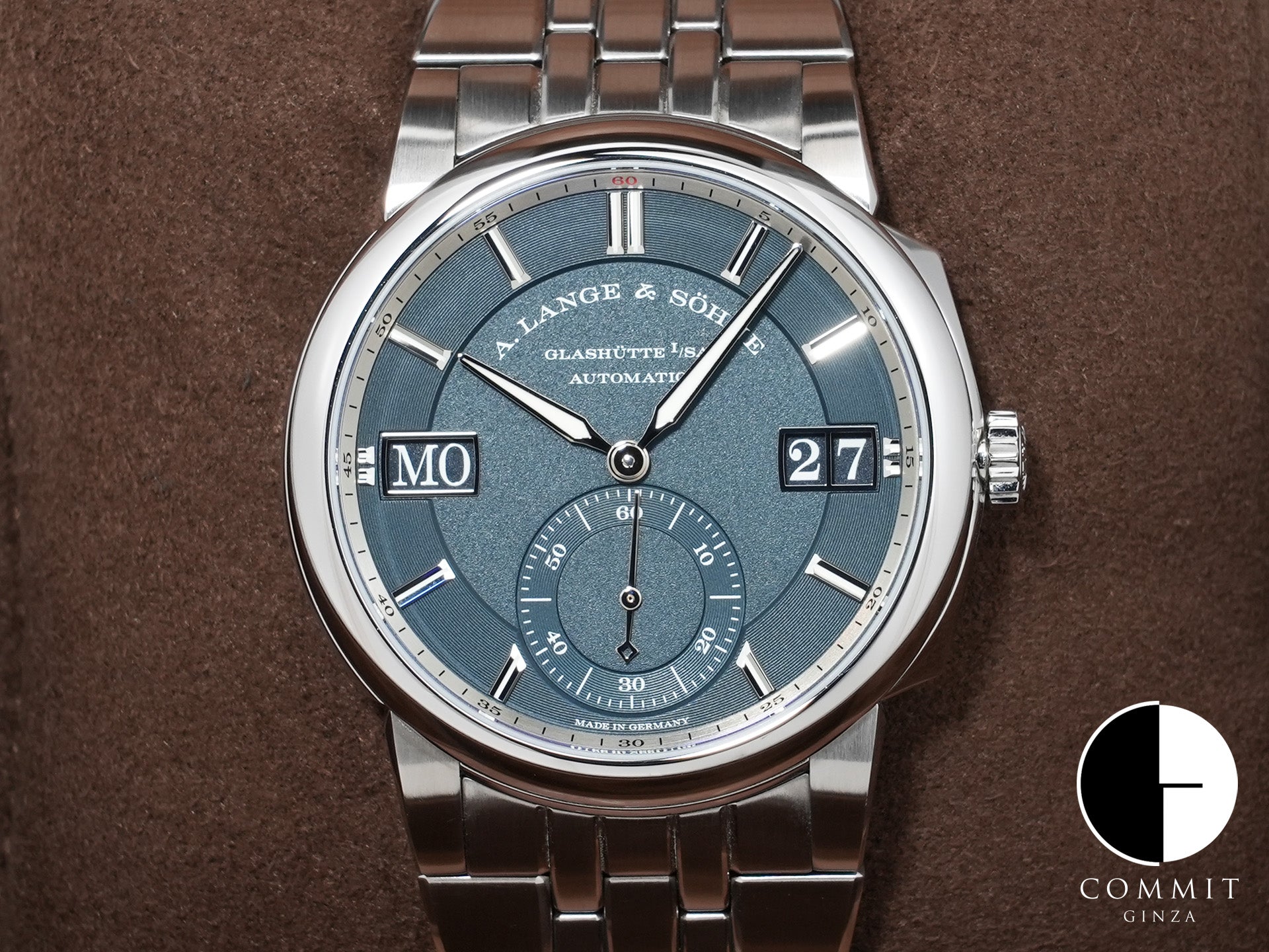 A.ランゲ＆ゾーネ オデュッセウス Ref.363.179 ステンレススチール ダークブルー文字盤 美中古 sz62qbc7