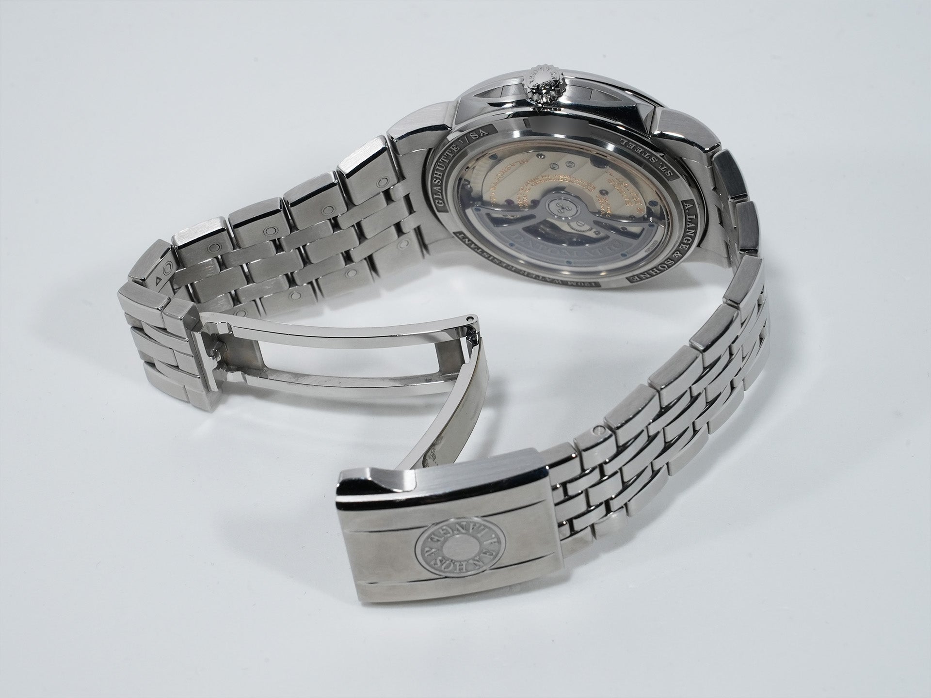 A.ランゲ＆ゾーネ オデュッセウス Ref.363.179 ステンレススチール ダークブルー文字盤 美中古 sz62qbc7