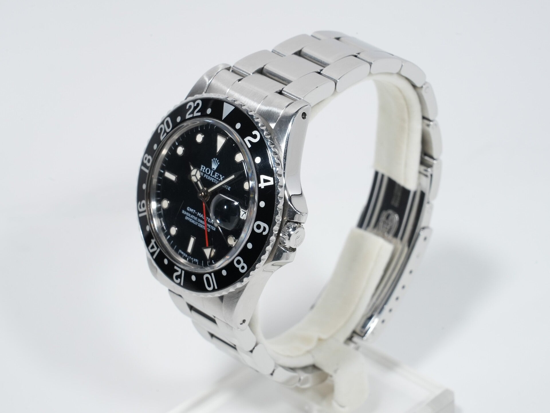 ロレックス GMTマスター Ref.16750 ステンレススチール ブラック文字盤 オイスターブレスレット 中古 yxsqbn9s