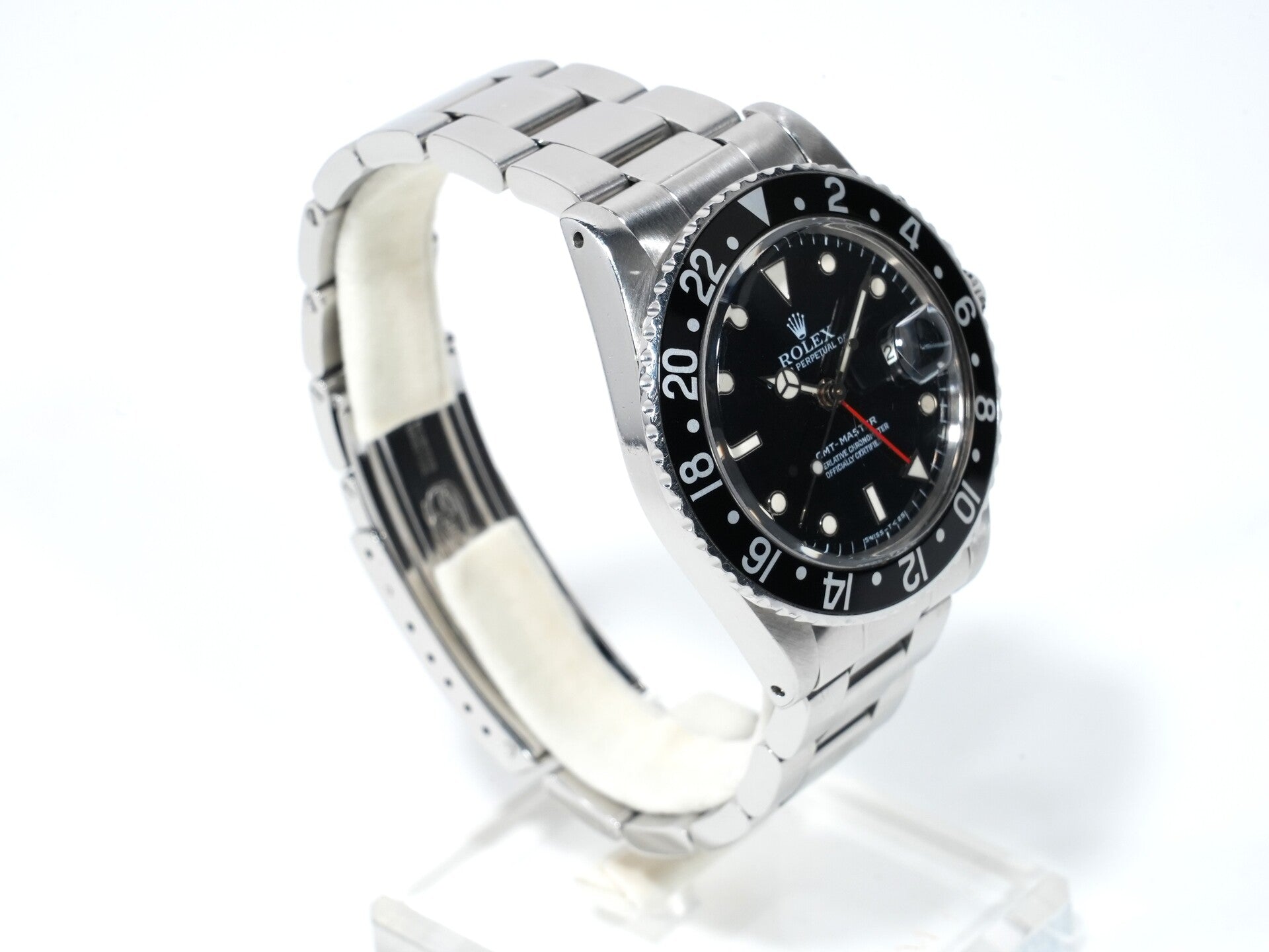 ロレックス GMTマスター Ref.16750 ステンレススチール ブラック文字盤 オイスターブレスレット 中古 yxsqbn9s