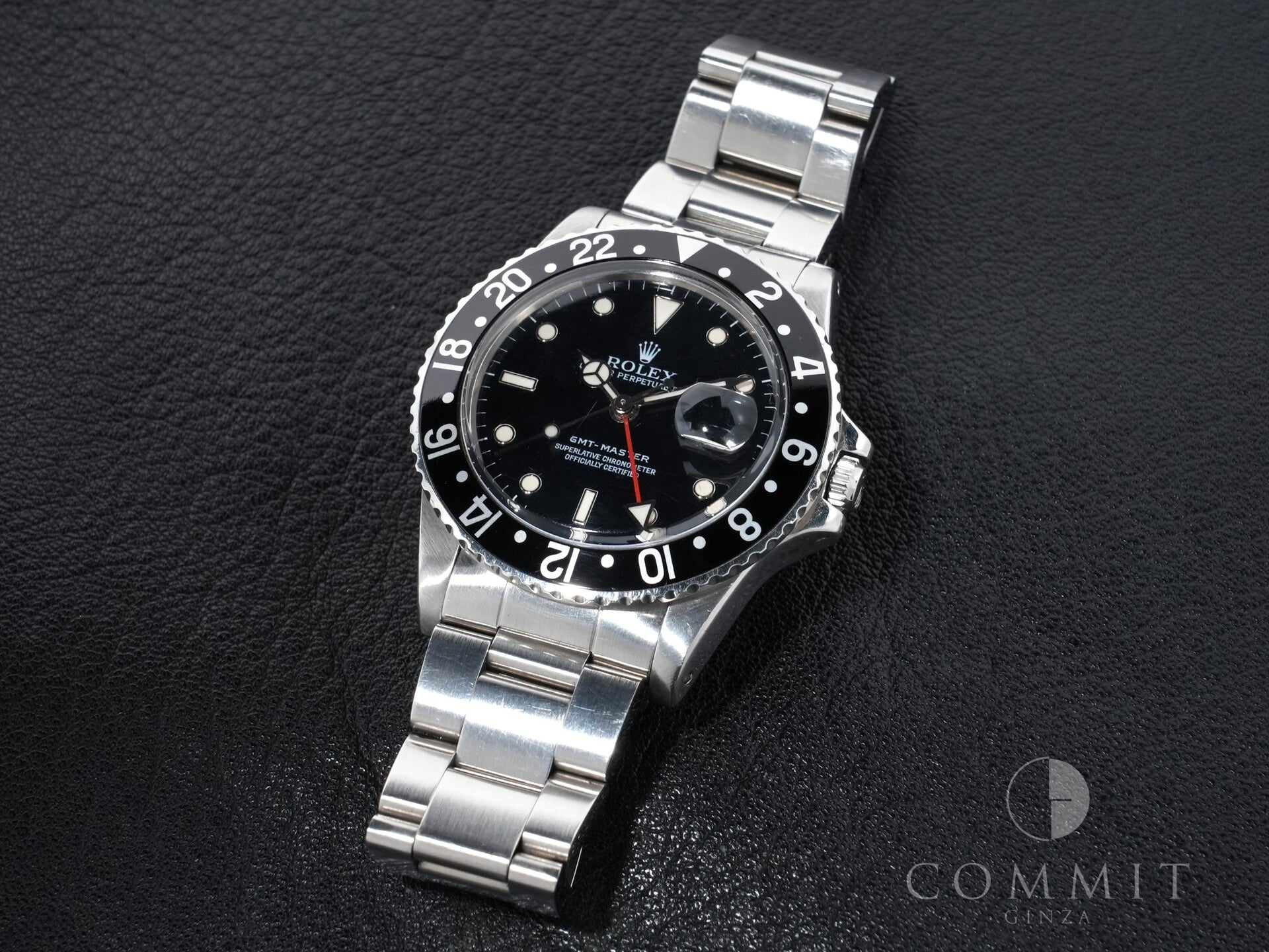 ロレックス GMTマスター Ref.16750 ステンレススチール ブラック文字盤 オイスターブレスレット 中古 yxsqbn9s