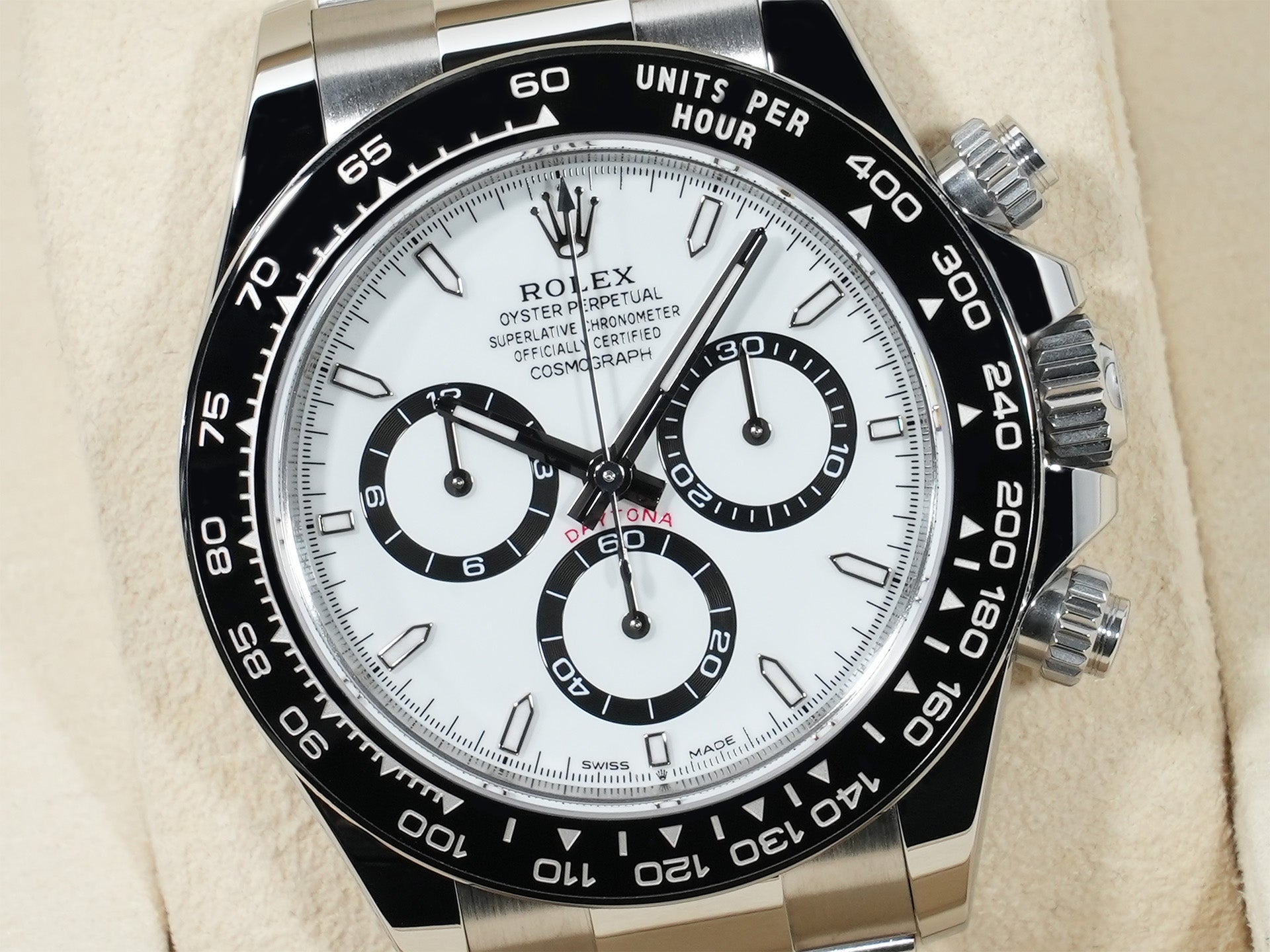 Rolex Daytona Ref. 126500LN Stainless Steel White Dial Unused syskisjw