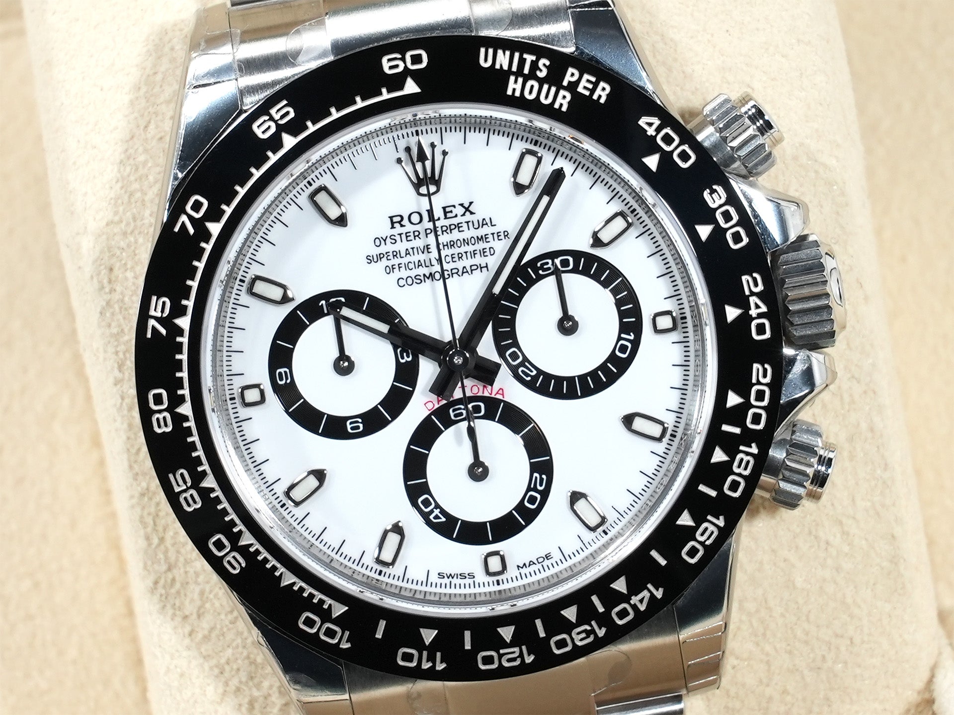 Rolex Daytona Ref. 116500LN Stainless Steel White Dial Unused 7cmo7qmv