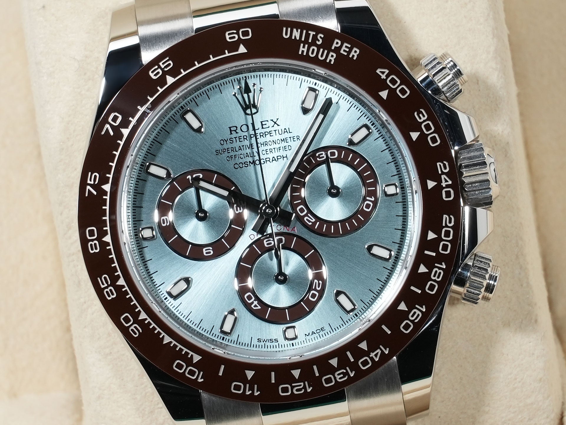 Rolex Daytona Ref. 116506 Platinum Ice Blue Dial, Pre-owned (mtwq9v4w)