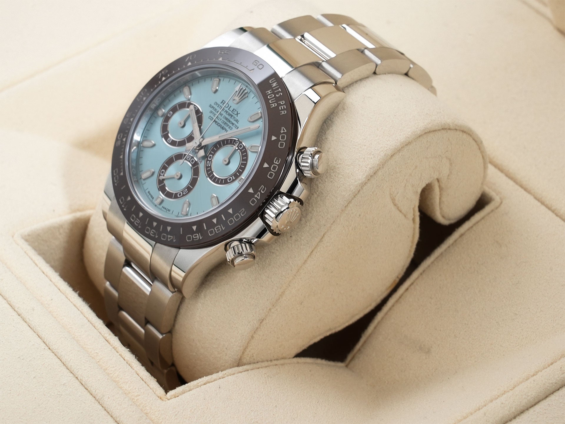 Rolex Daytona Ref. 116506 Platinum Ice Blue Dial, Pre-owned (mtwq9v4w)