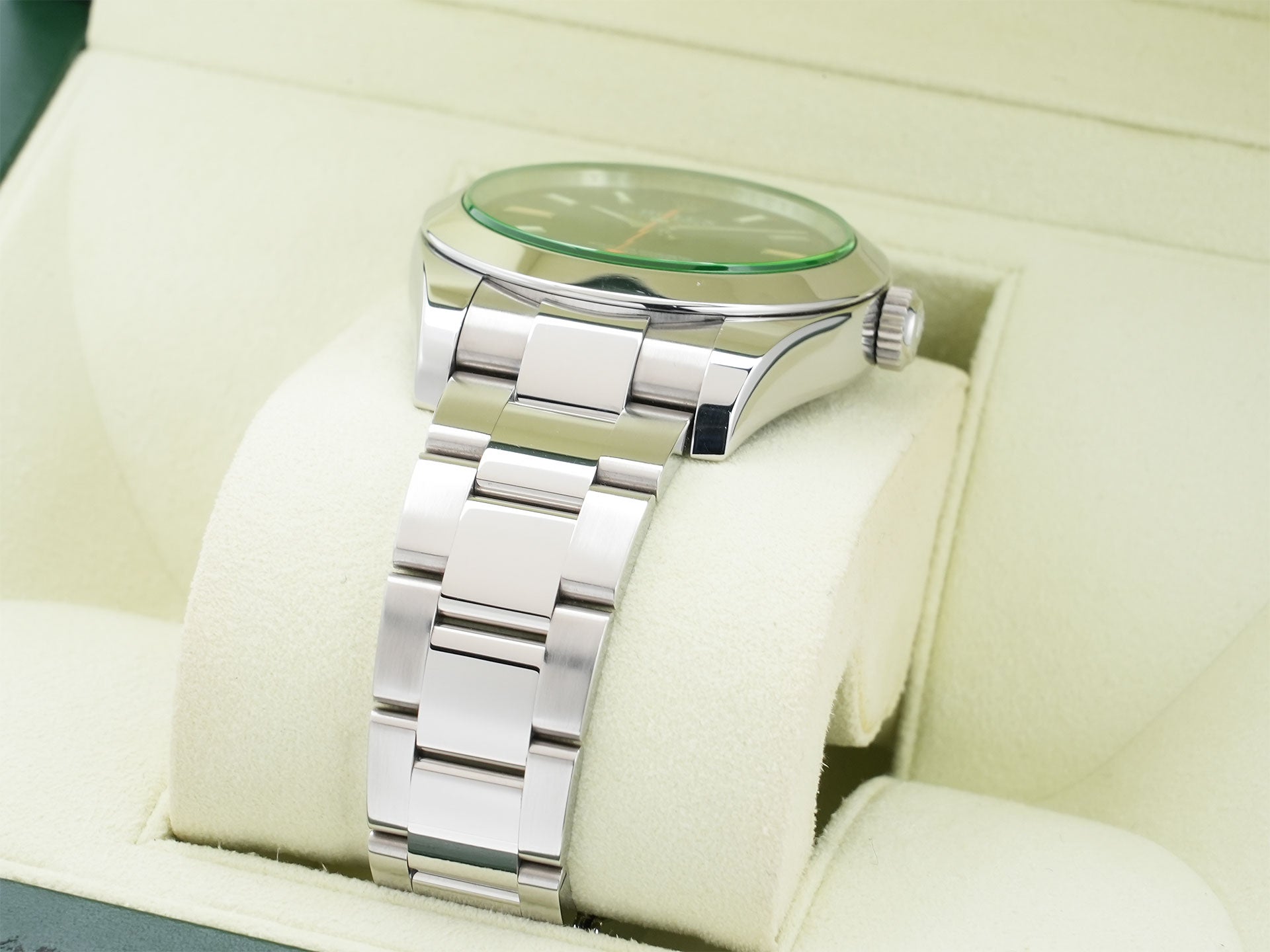 Rolex Milgauss Ref. 116400GV Stainless Steel Black Dial Pre-owned nkc2qxa6