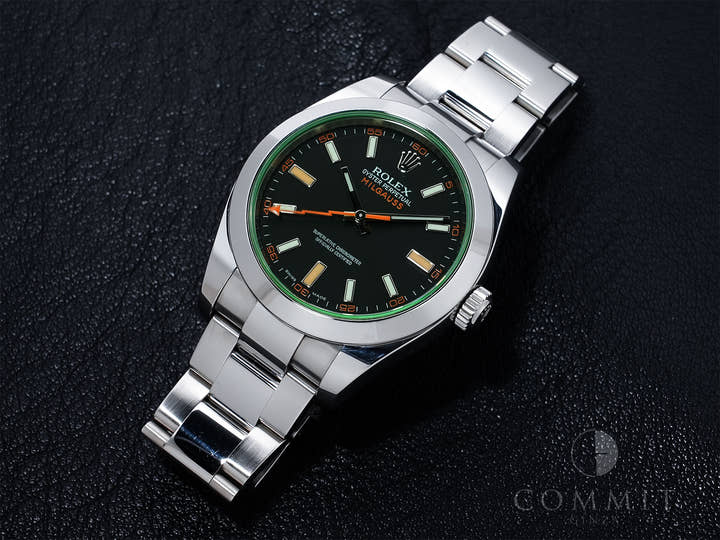 Rolex Milgauss Ref. 116400GV Stainless Steel Black Dial Pre-owned nkc2qxa6