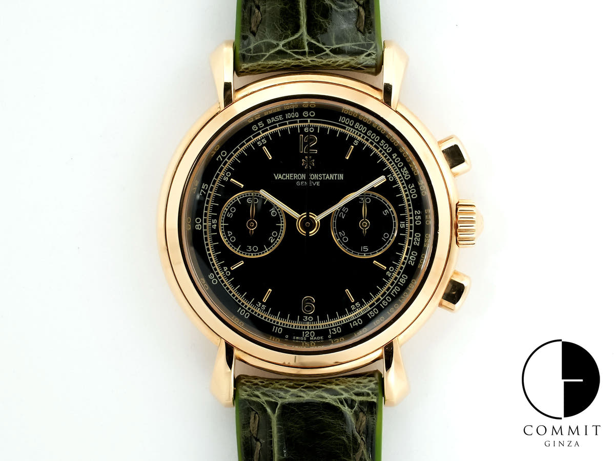 ヴァシュロンコンスタンタン ヒストリカル クロノグラフ Ref.47101/000J イエローゴールド ブラック文字盤 中古 a5nejg22