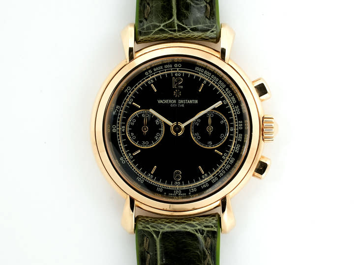 ヴァシュロンコンスタンタン ヒストリカル クロノグラフ Ref.47101/000J イエローゴールド ブラック文字盤 中古 a5nejg22