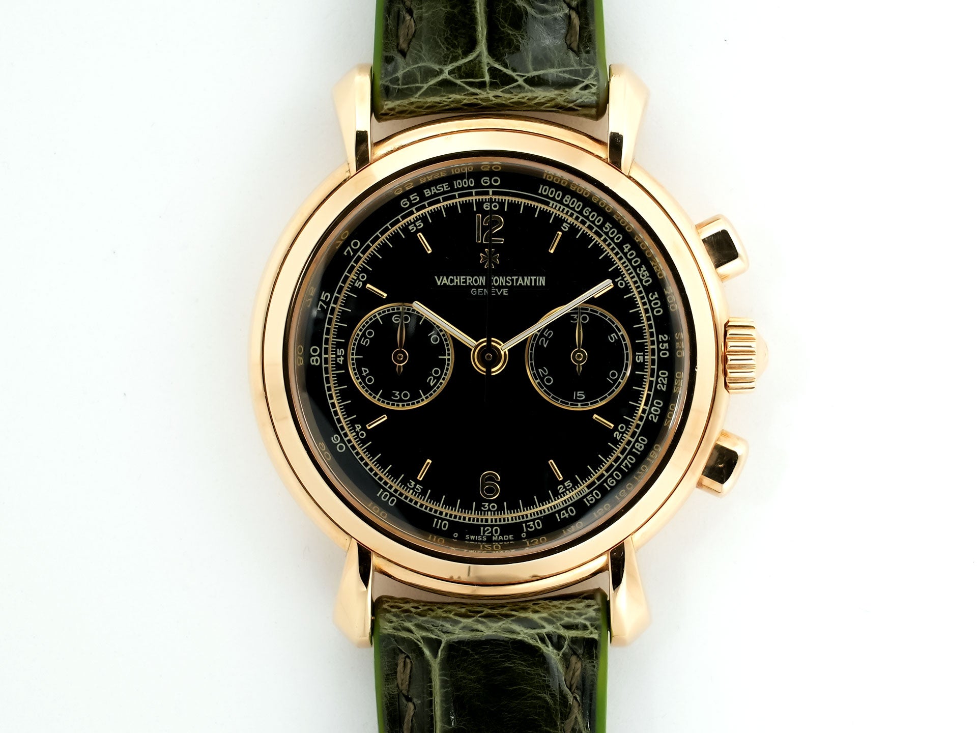 ヴァシュロンコンスタンタン ヒストリカル クロノグラフ Ref.47101/000J イエローゴールド ブラック文字盤 中古 a5nejg22