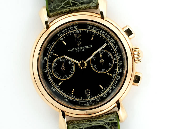 ヴァシュロンコンスタンタン ヒストリカル クロノグラフ Ref.47101/000J イエローゴールド ブラック文字盤 中古 a5nejg22
