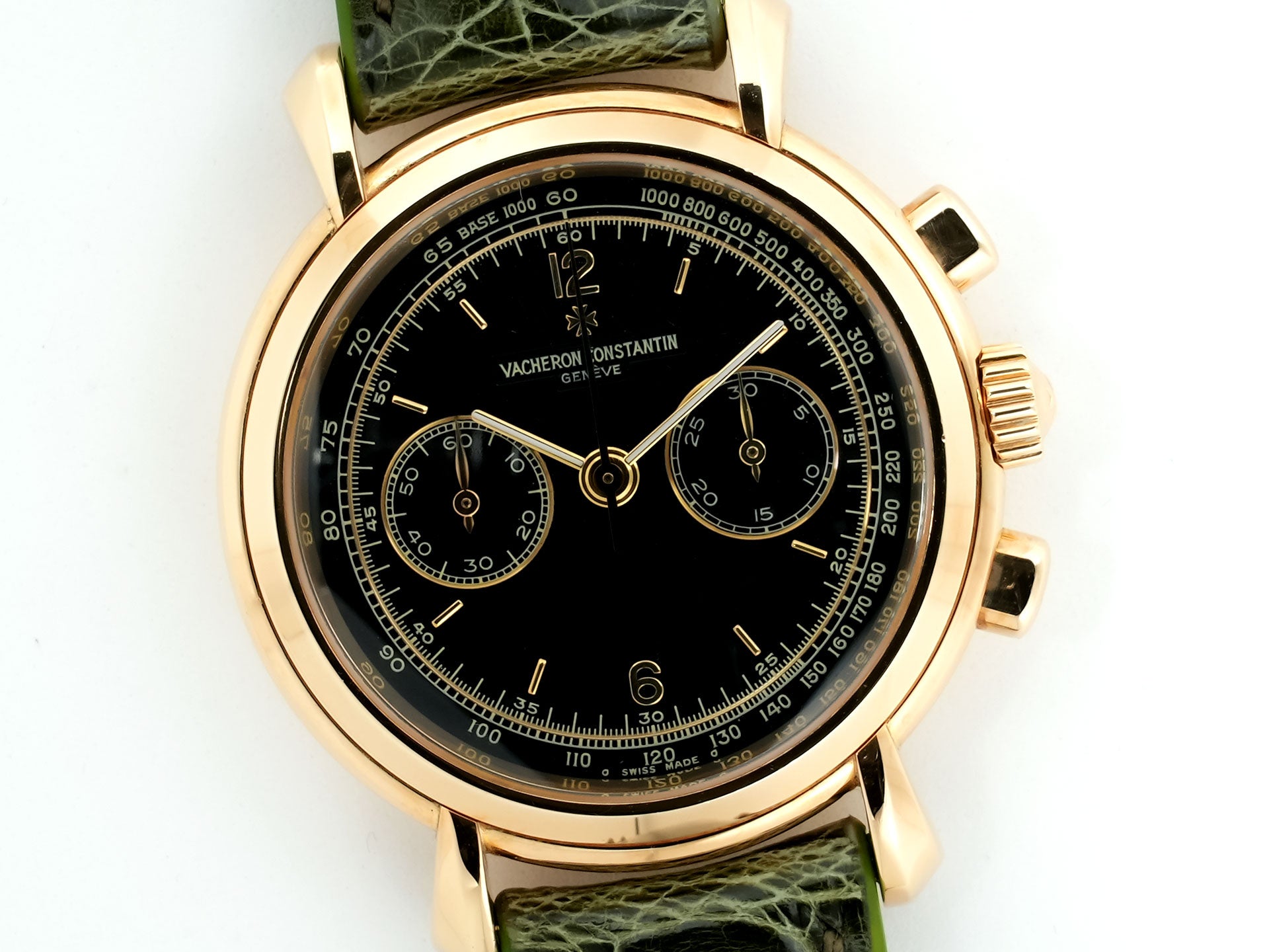 ヴァシュロンコンスタンタン ヒストリカル クロノグラフ Ref.47101/000J イエローゴールド ブラック文字盤 中古 a5nejg22