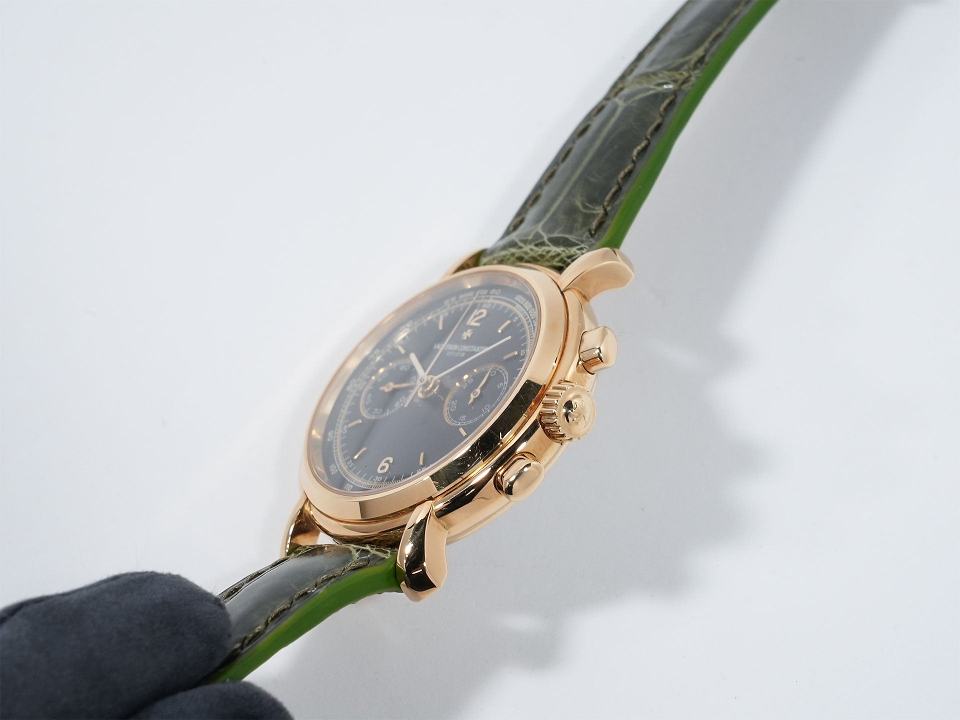 ヴァシュロンコンスタンタン ヒストリカル クロノグラフ Ref.47101/000J イエローゴールド ブラック文字盤 中古 a5nejg22