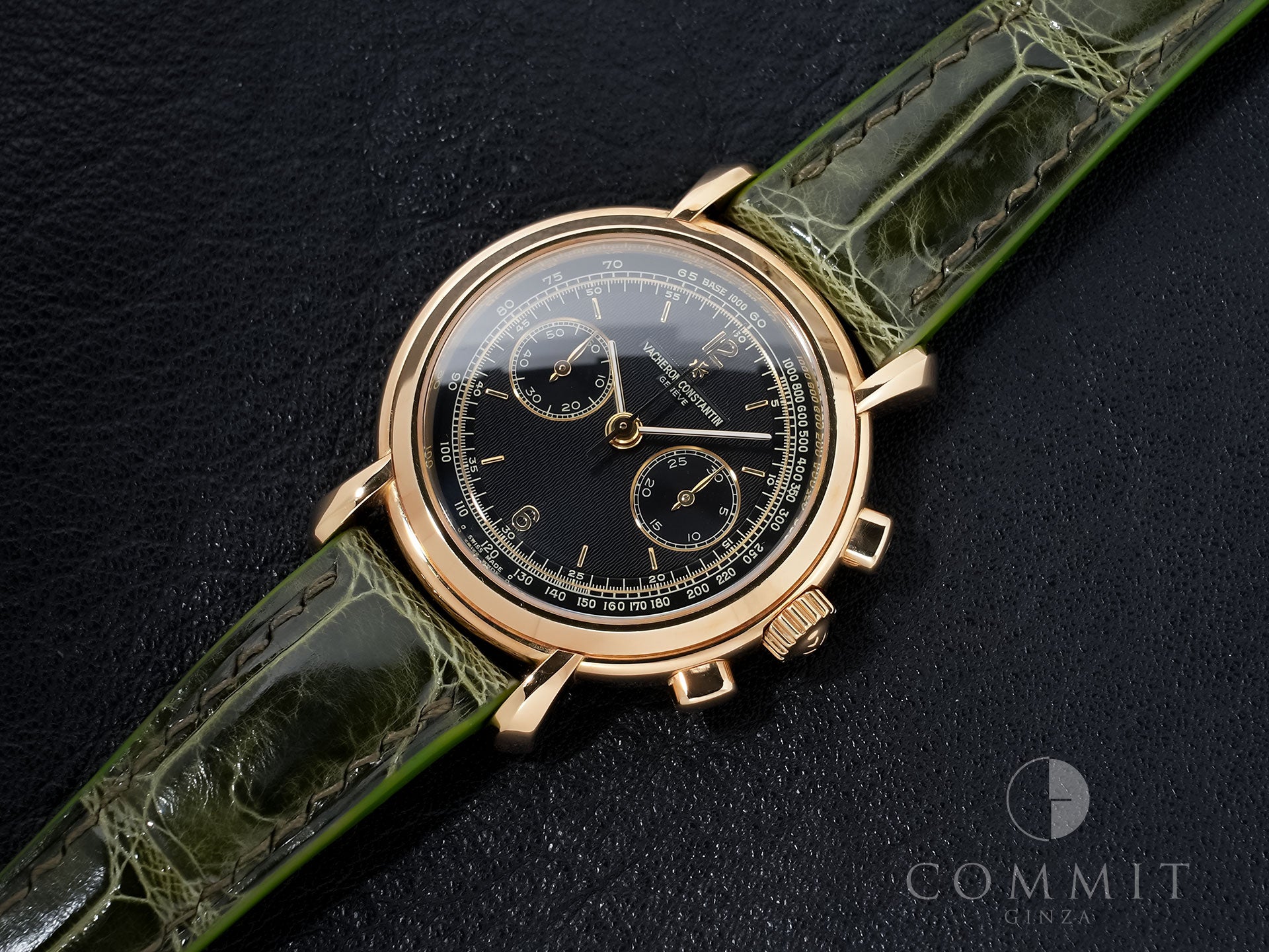 ヴァシュロンコンスタンタン ヒストリカル クロノグラフ Ref.47101/000J イエローゴールド ブラック文字盤 中古 a5nejg22