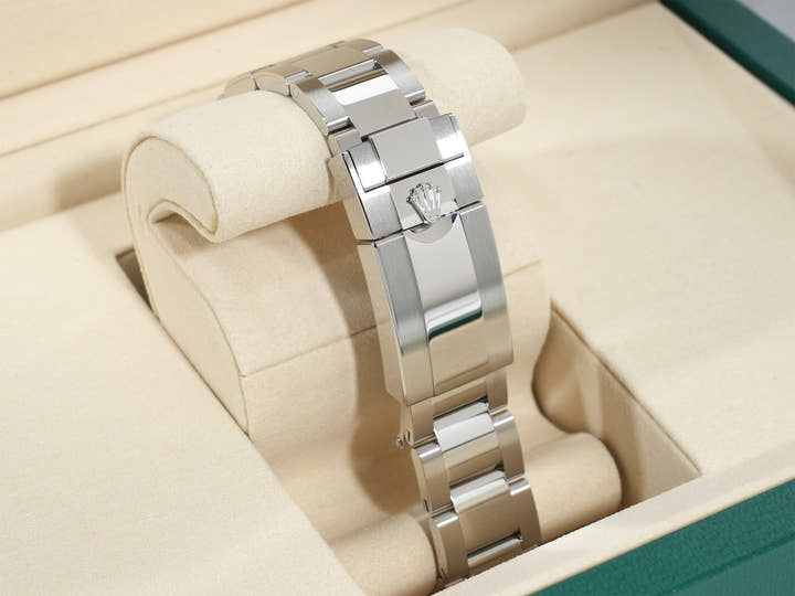 ロレックス GMTマスターII Ref.126710GRNR ステンレススチール ブラック文字盤 オイスターブレスレット 未使用 gxq2nvns