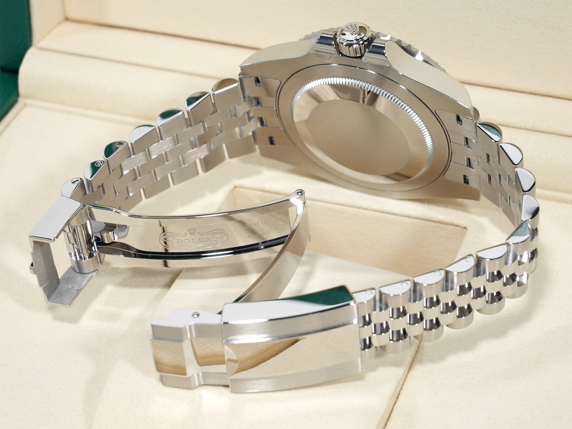 ロレックス GMTマスターII Ref.126710GRNR ステンレススチール ブラック文字盤 ジュビリーブレスレット 未使用 3zdoeskv