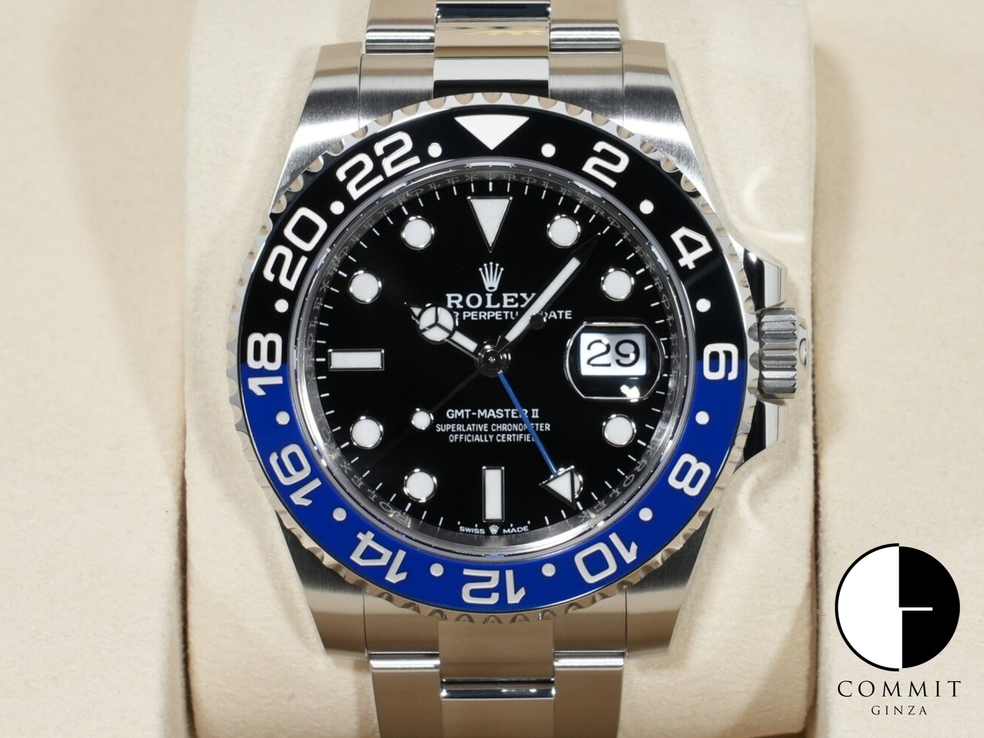 ロレックス GMTマスターII Ref.126710BLNR ステンレススチール ブラック文字盤 オイスターブレスレット 未使用 xswgx9ya