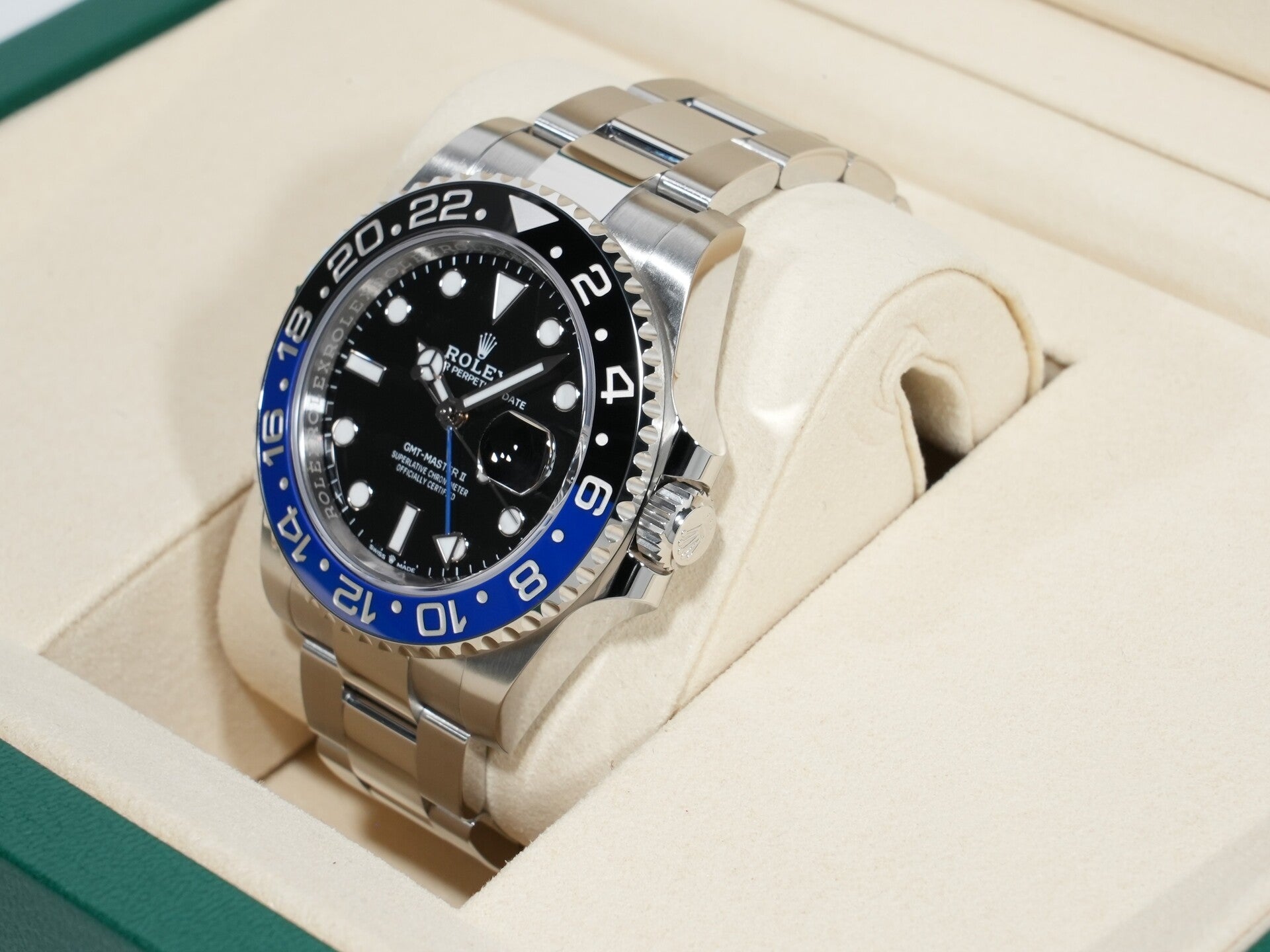 ロレックス GMTマスターII Ref.126710BLNR ステンレススチール ブラック文字盤 オイスターブレスレット 未使用 xswgx9ya