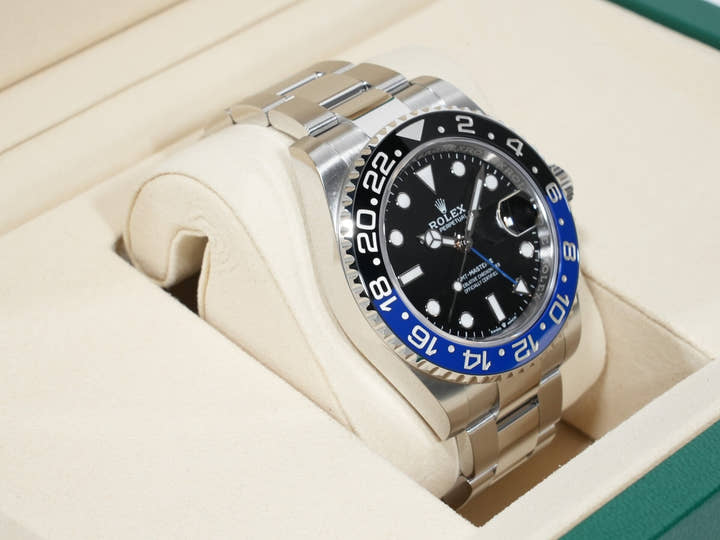 ロレックス GMTマスターII Ref.126710BLNR ステンレススチール ブラック文字盤 オイスターブレスレット 未使用 xswgx9ya