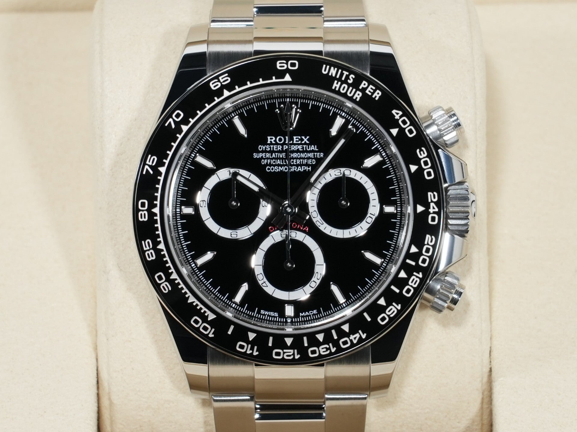 Rolex Daytona Ref. 126500LN Stainless Steel Black Dial Unused vpsubyvo