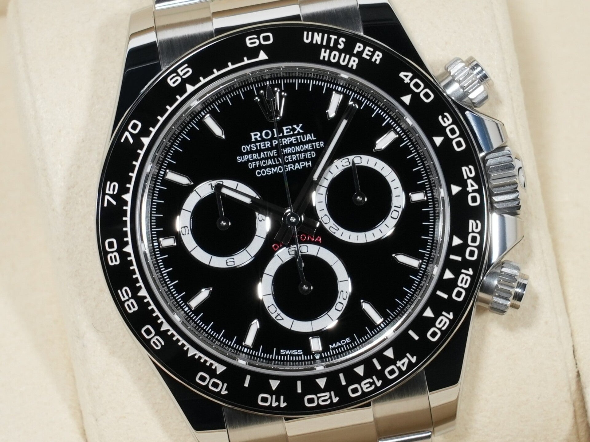 Rolex Daytona Ref. 126500LN Stainless Steel Black Dial Unused vpsubyvo