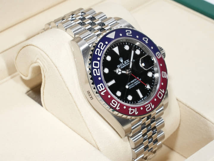 ロレックス GMTマスターII Ref.126710BLRO ステンレススチール ブラック文字盤 ジュビリーブレスレット 未使用 yvmqizux