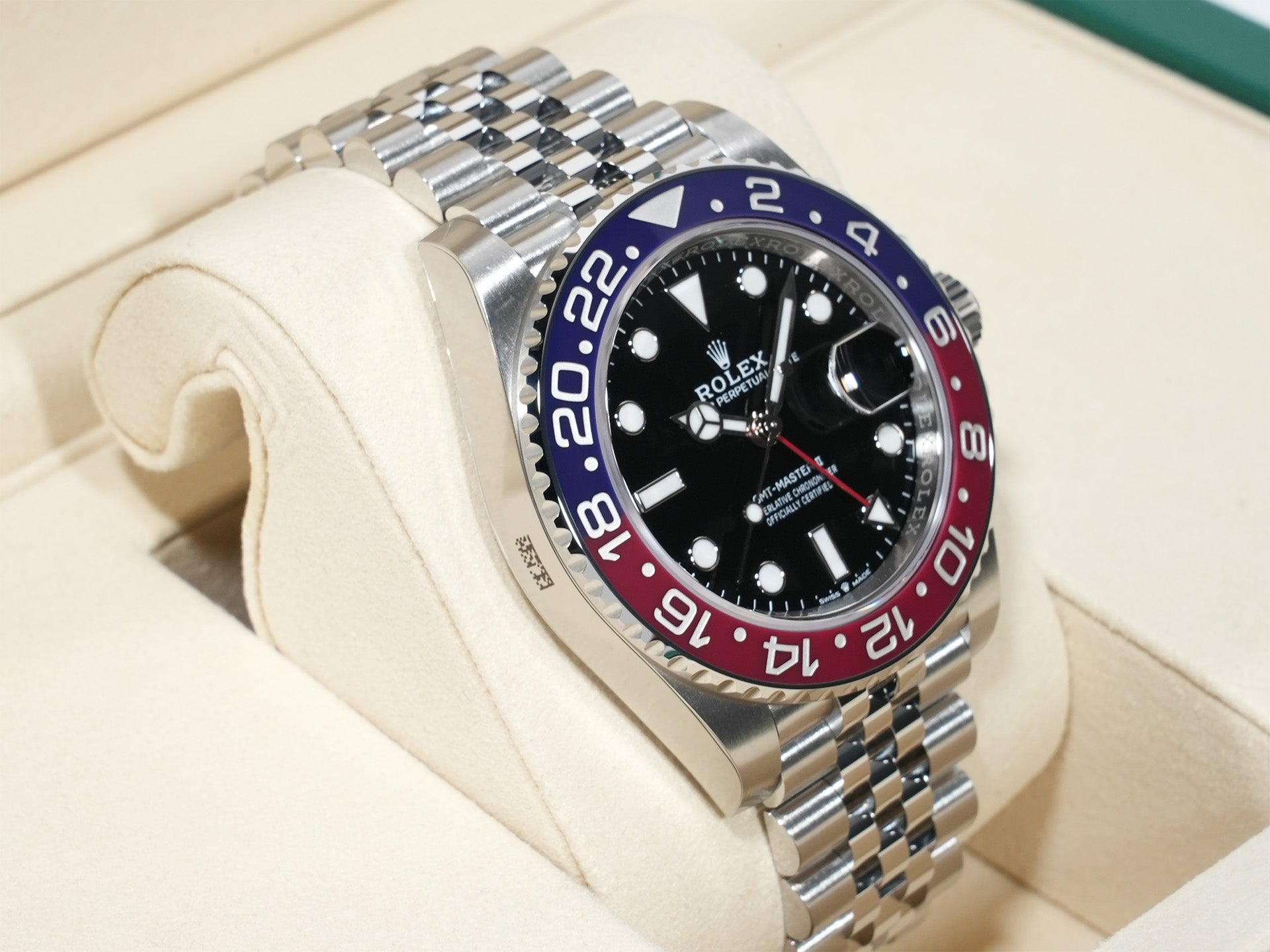 ロレックス GMTマスターII Ref.126710BLRO ステンレススチール ブラック文字盤 ジュビリーブレスレット 未使用 yvmqizux
