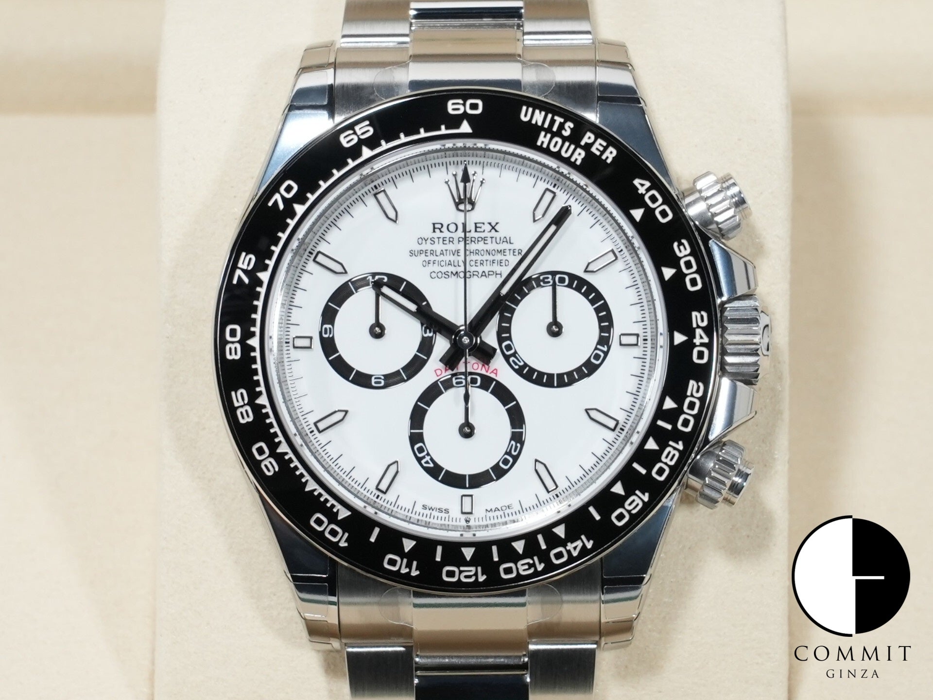 Rolex Daytona Ref. 126500LN Stainless Steel White Dial Unused s3deqbxt