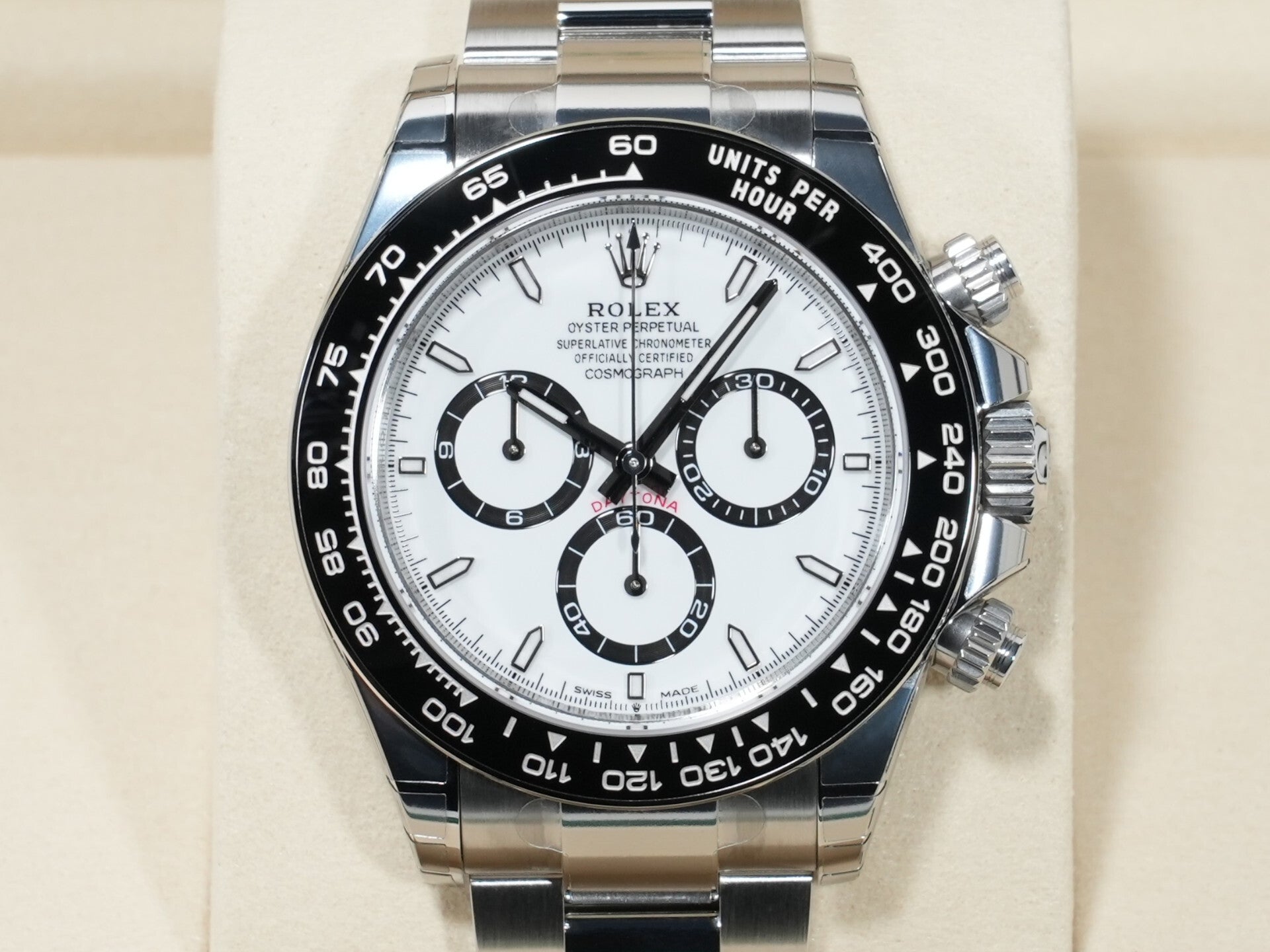 Rolex Daytona Ref. 126500LN Stainless Steel White Dial Unused s3deqbxt