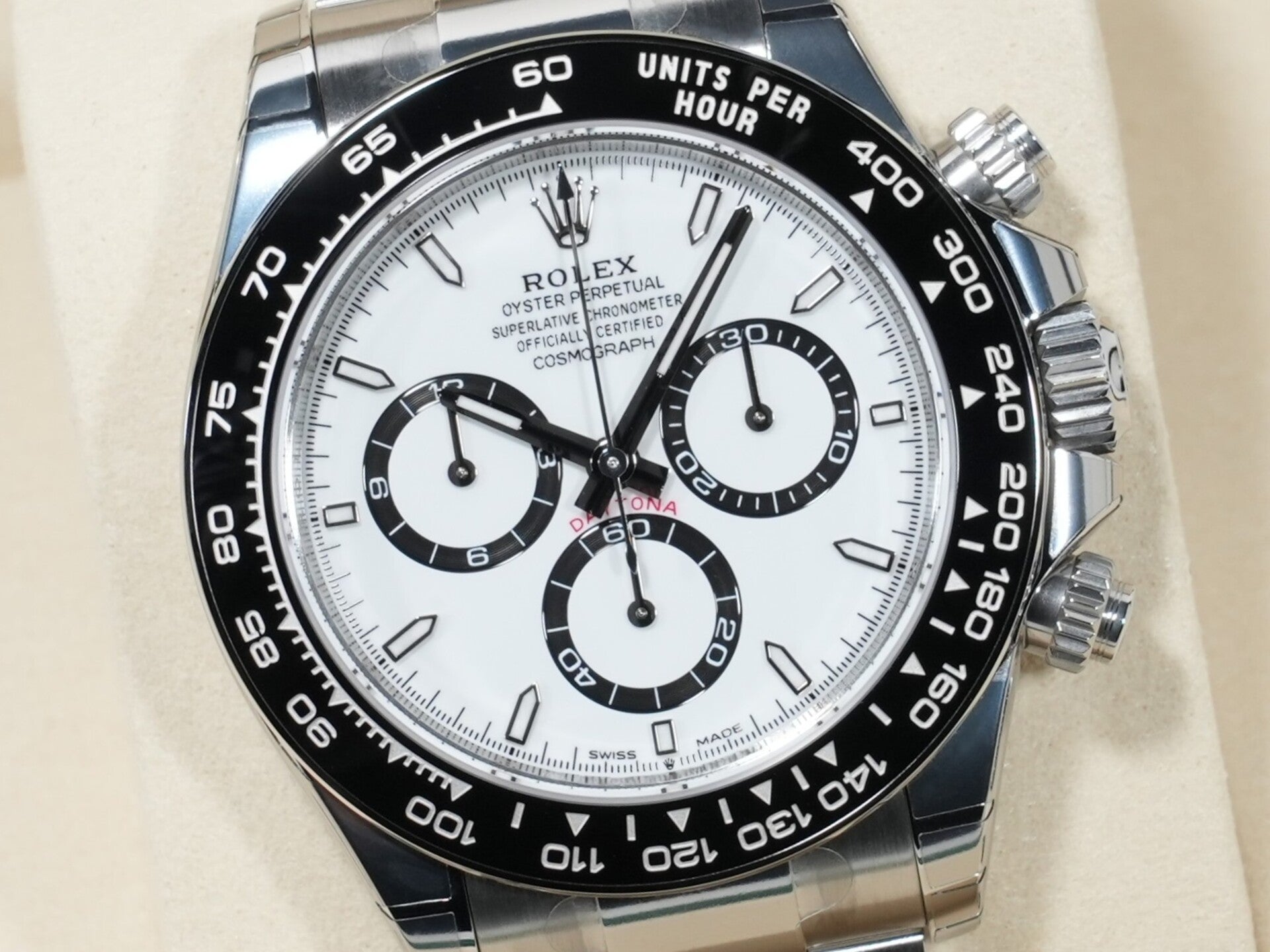 Rolex Daytona Ref. 126500LN Stainless Steel White Dial Unused s3deqbxt