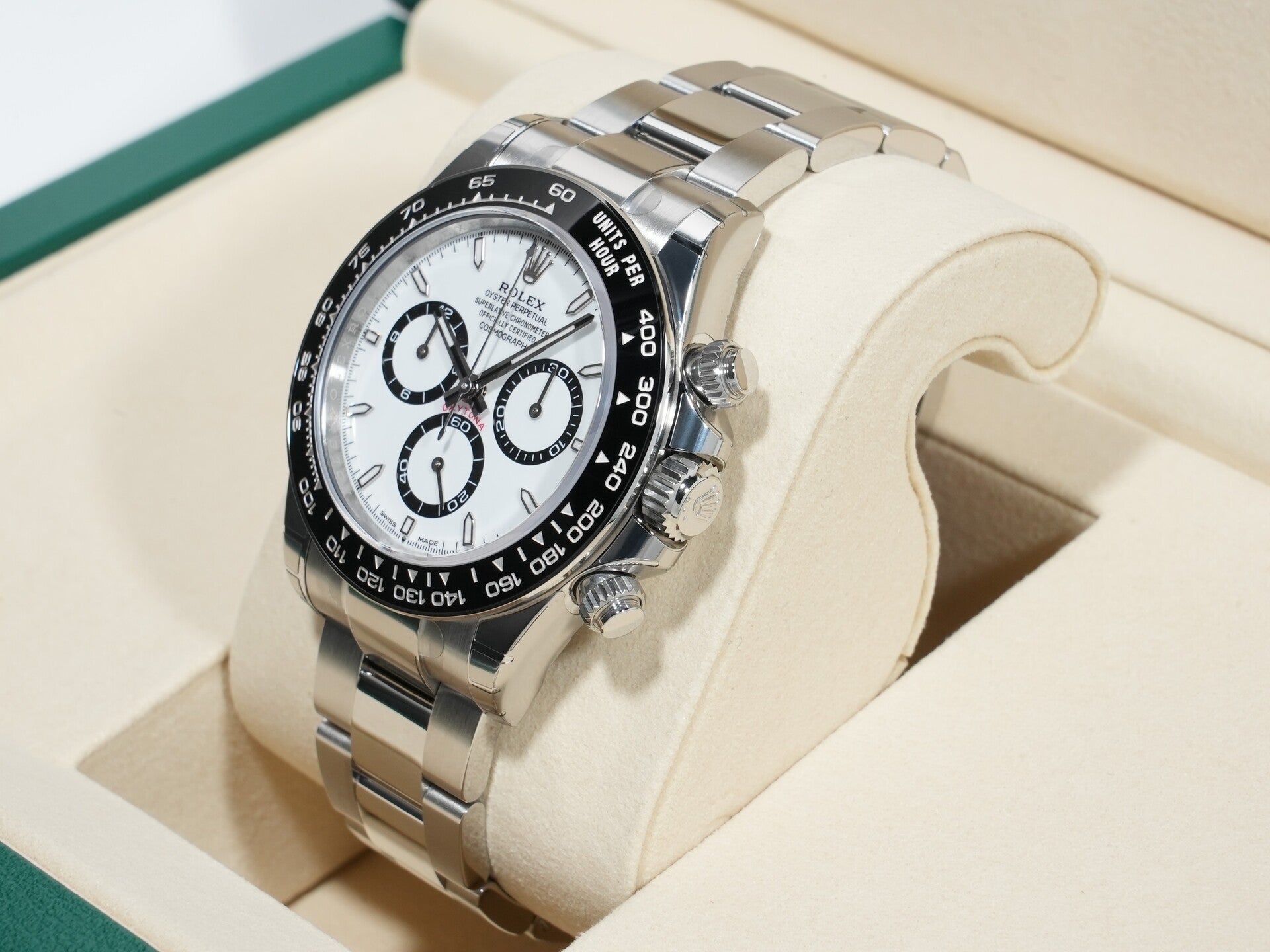 Rolex Daytona Ref. 126500LN Stainless Steel White Dial Unused s3deqbxt