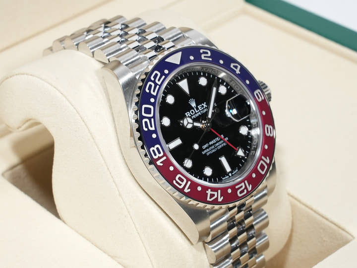 ロレックス GMTマスターII Ref.126710BLRO ステンレススチール ブラック文字盤 ジュビリーブレスレット 未使用 d2me8q7w