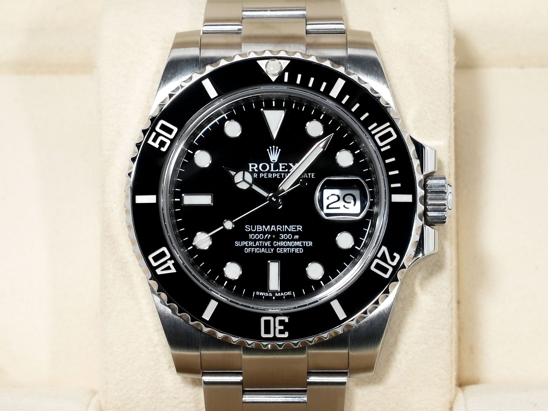ロレックス サブマリーナー デイト Ref.116610LN ステンレススチール ブラック文字盤 美中古 ec8zwpr2