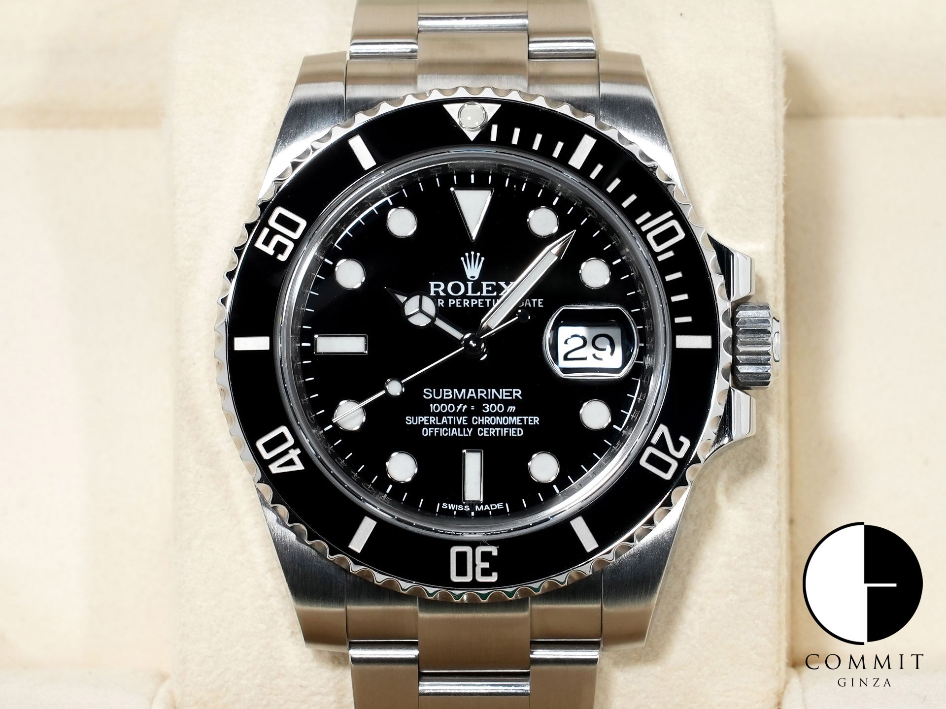 ロレックス サブマリーナー デイト Ref.116610LN ステンレススチール ブラック文字盤 美中古 ec8zwpr2