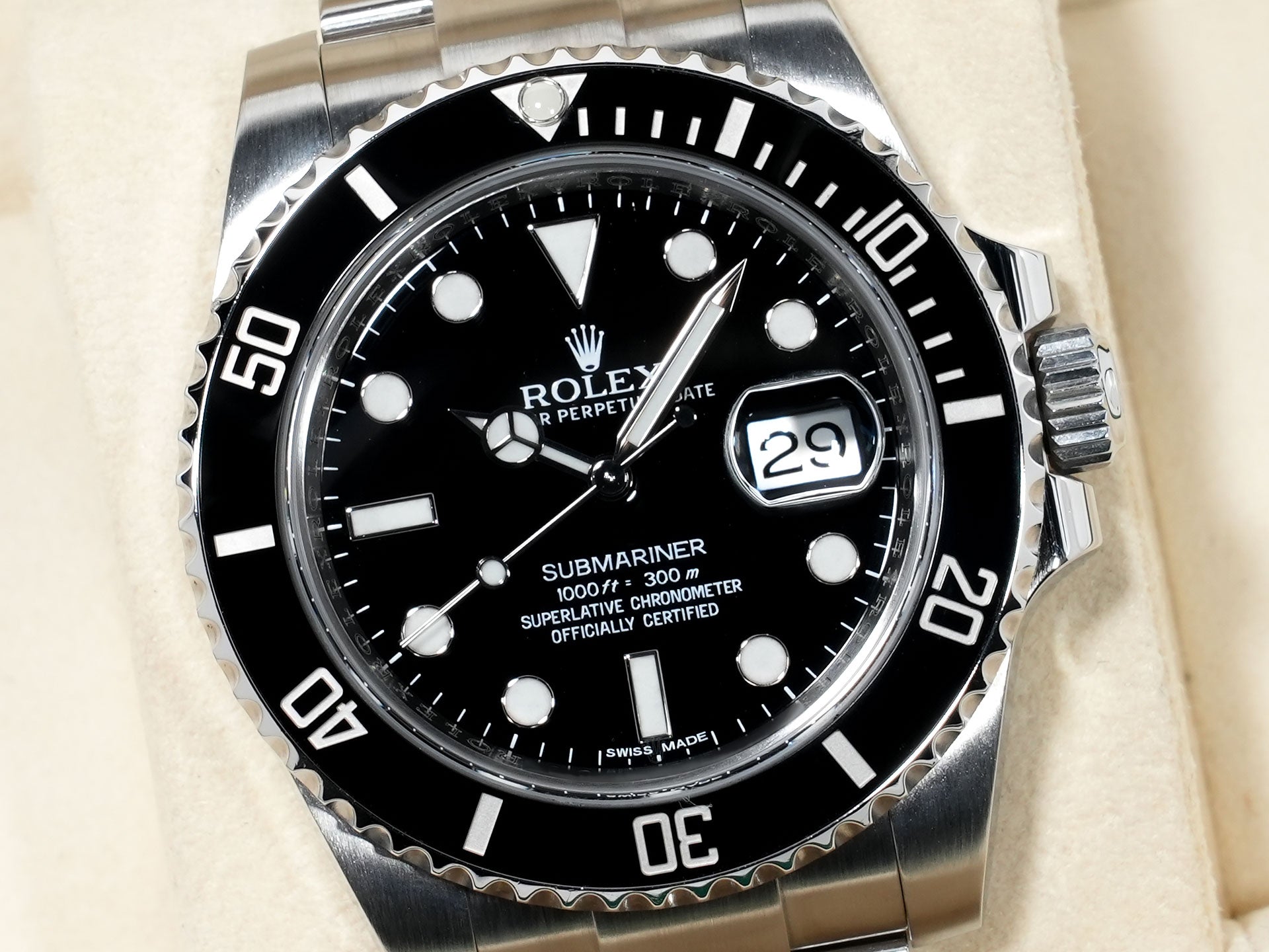 ロレックス サブマリーナー デイト Ref.116610LN ステンレススチール ブラック文字盤 美中古 ec8zwpr2