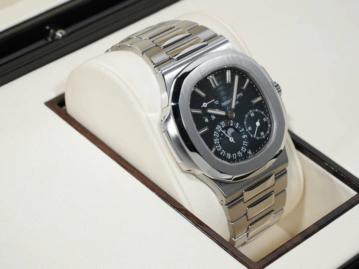 パテックフィリップ ノーチラス プチコンプリケーション Ref.5712/1A-001 ステンレススチール ブルー文字盤 美中古 9iefak9a